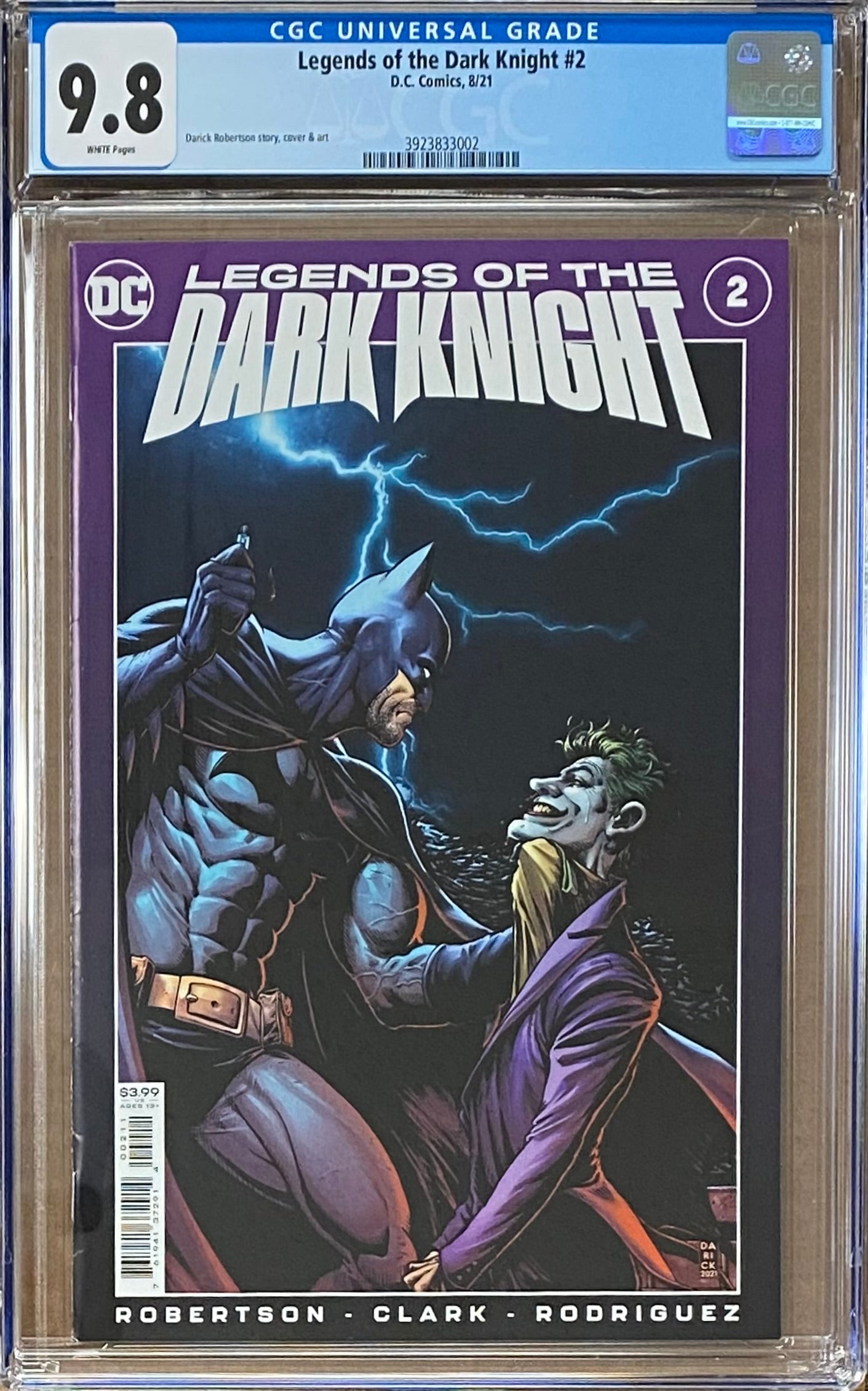 Legends of the Dark Knight #2 CGC 9.8