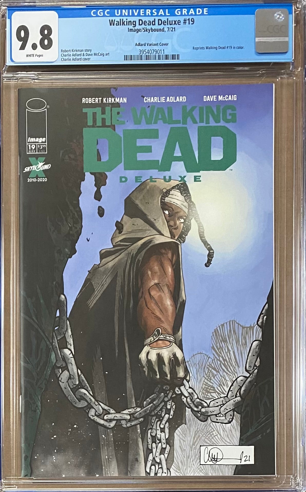 Walking Dead Deluxe #19 Adlard Variant CGC 9.8