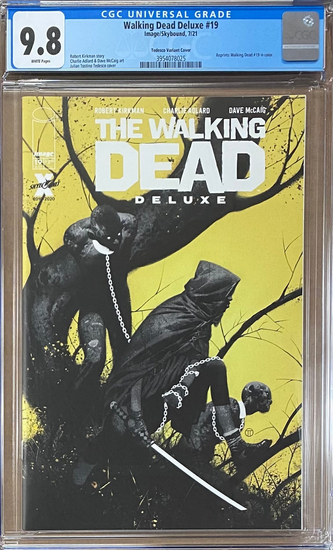 Walking Dead Deluxe #19 Tedesco Variant CGC 9.8