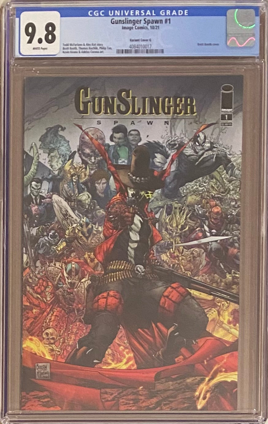 Gunslinger Spawn #1 Cover G - Booth Connecting CGC 9.8
