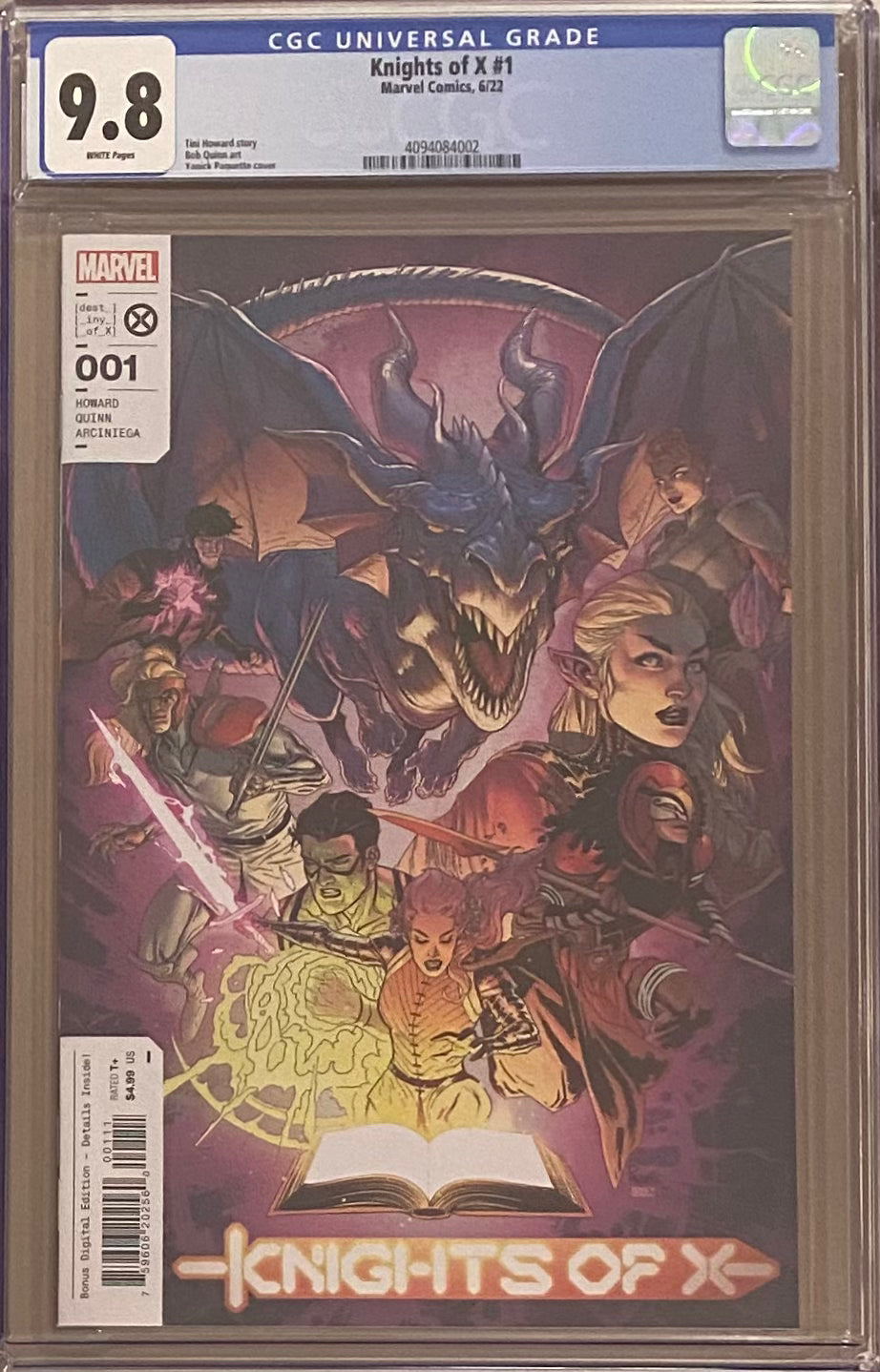Knights of X #1 CGC 9.8