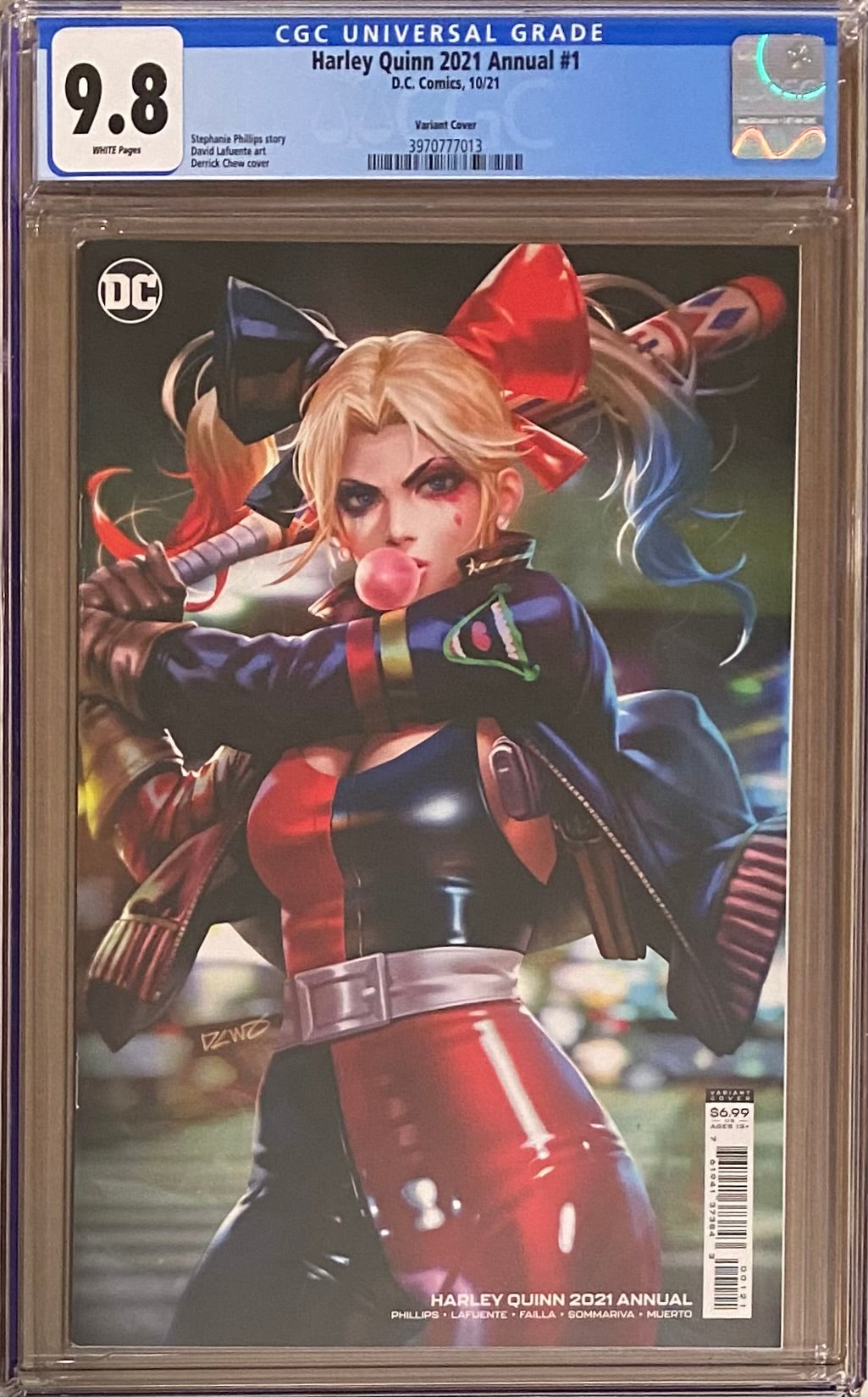 Harley Quinn 2021 Annual #1 Variant CGC 9.8