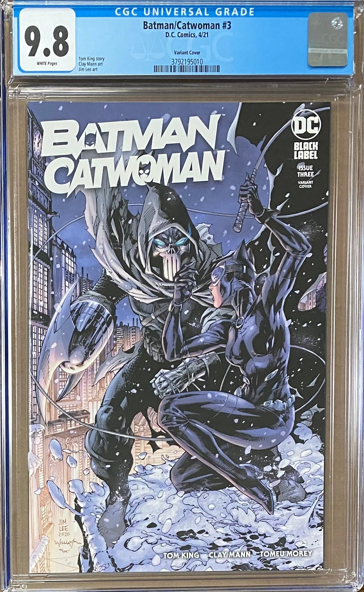 Batman Catwoman #3 Jim Lee Variant DC Black Label CGC 9.8