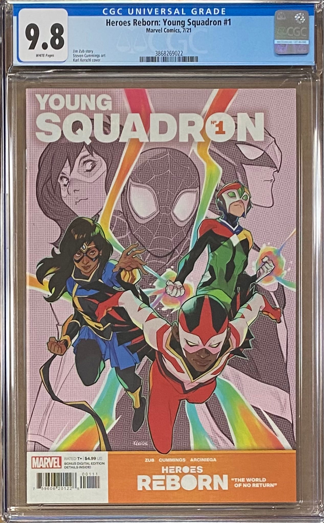 Heroes Reborn: Young Squadron #1 CGC 9.8