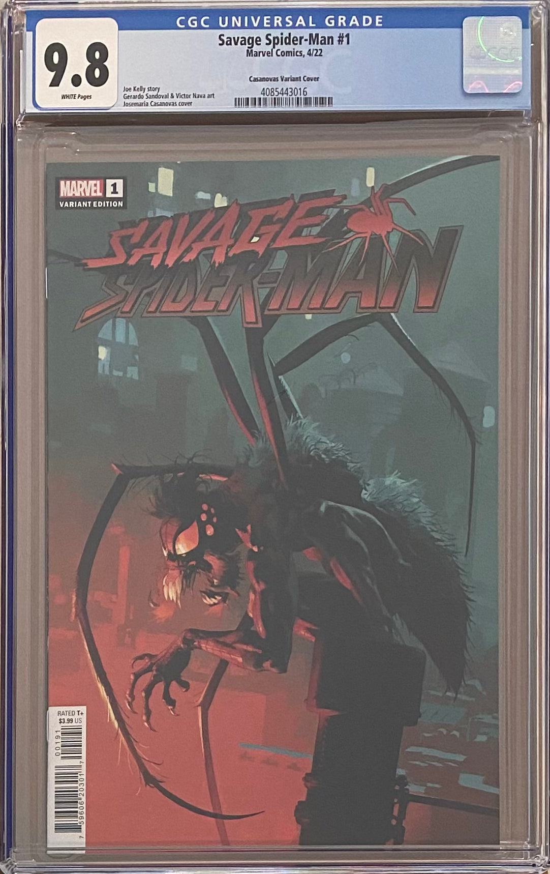 Savage Spider-Man #1 Casanovas 1:25 Retailer Incentive Variant CGC 9.8