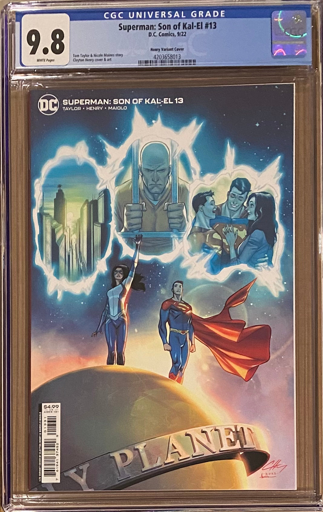 Superman: Son of Kal-El #13 Henry 1:25 Retailer Incentive Variant CGC 9.8 - First Appearance Dreamer