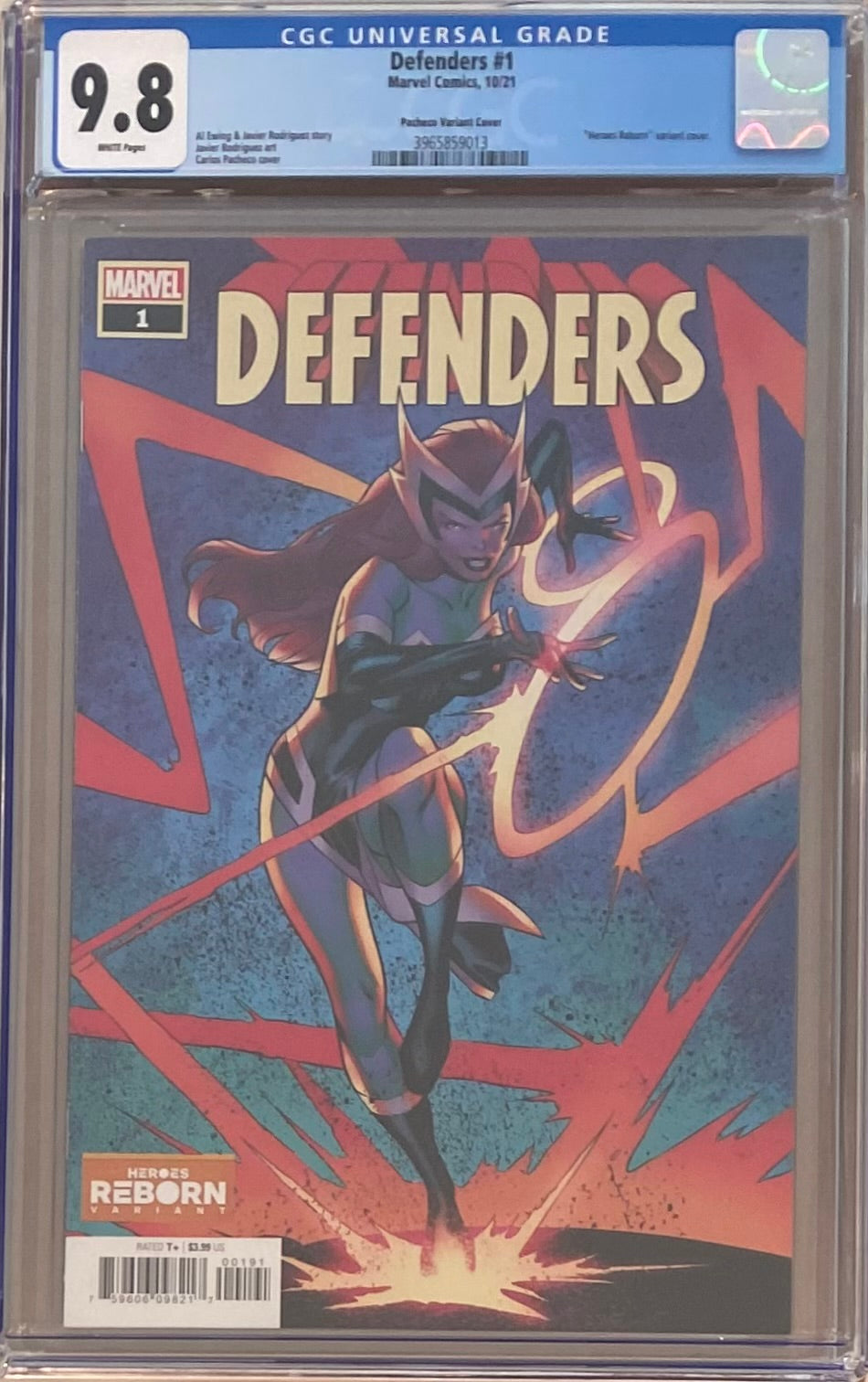 Defenders #1 Pacheco Variant CGC 9.8