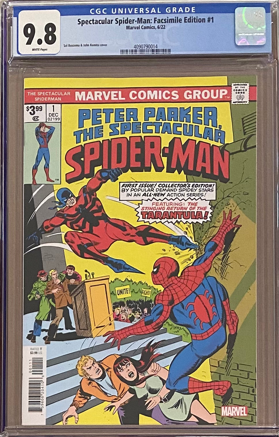 Spectacular Spider-Man #1 Facsimile Edition CGC 9.8