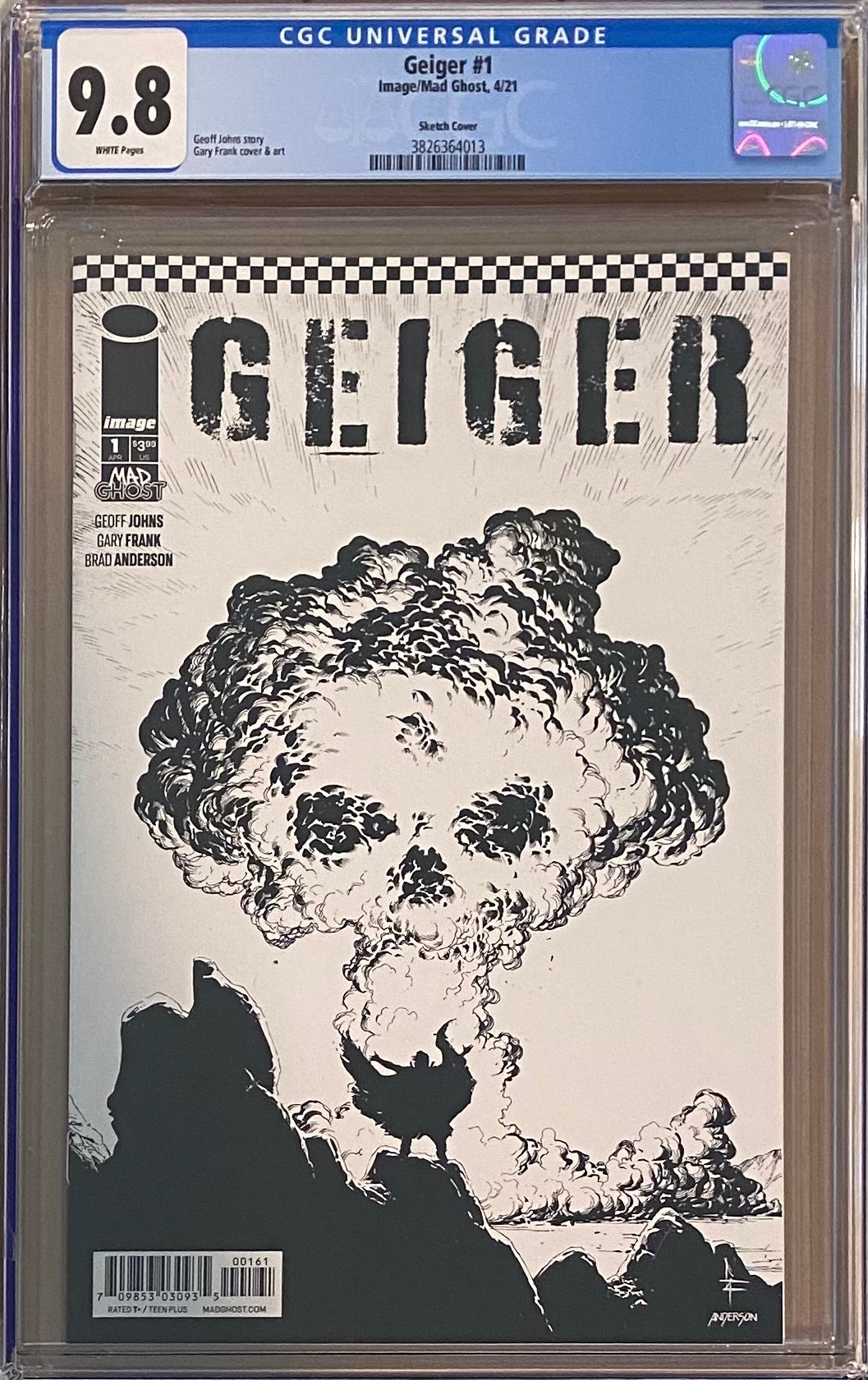 Geiger #1 One Per Store "Thank You" Variant CGC 9.8