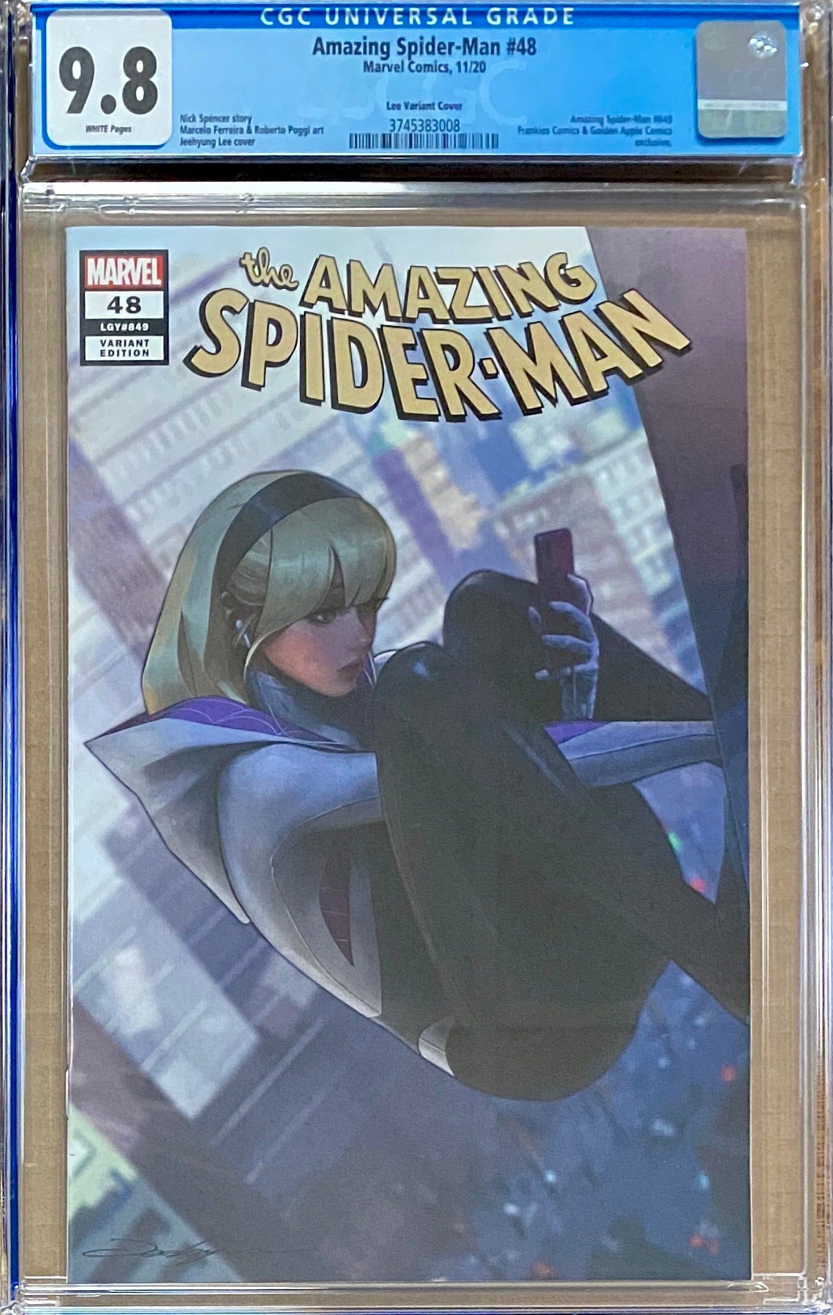 Amazing Spider-Man #48 Jeehyung Lee Variant CGC 9.8