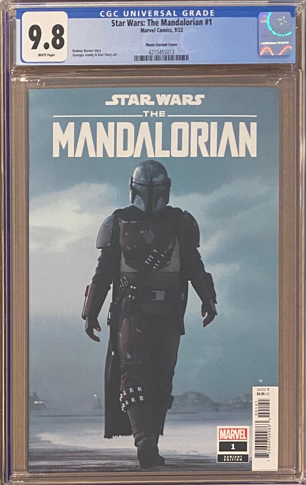 Star Wars: The Mandalorian #1 TV Variant CGC 9.8