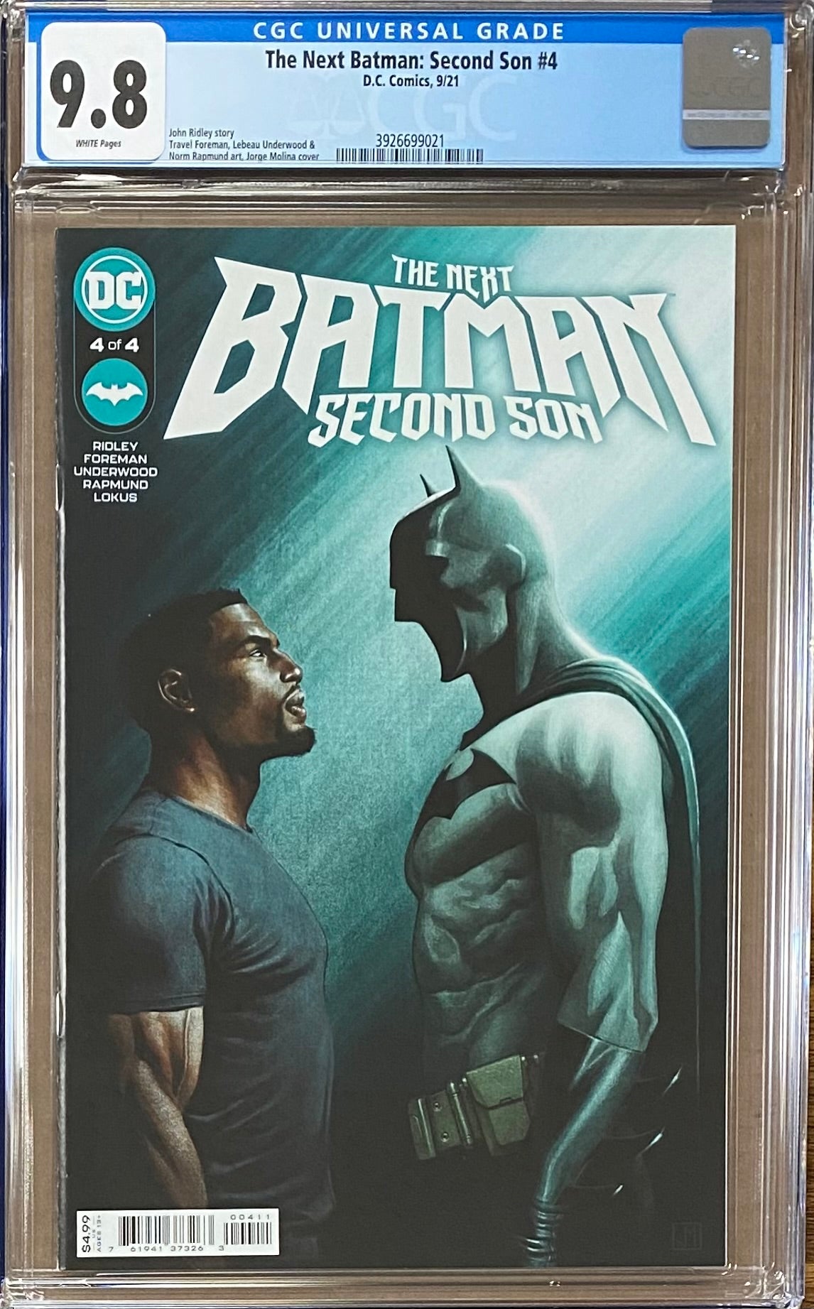 The Next Batman: Second Son #4 CGC 9.8