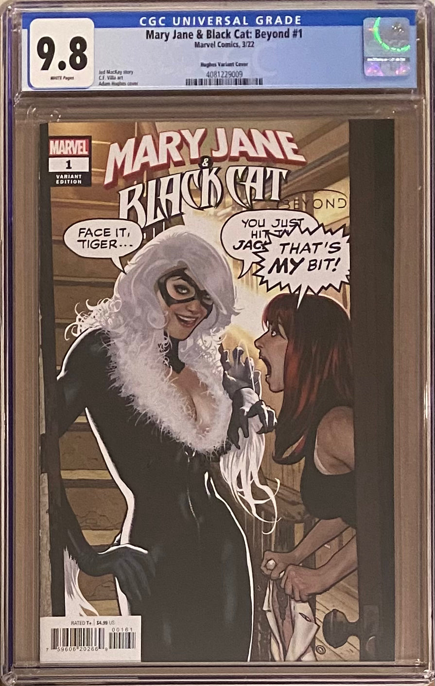 Mary Jane & Black Cat: Beyond #1 Hughes 1:50 Retailer Incentive Variant CGC 9.8