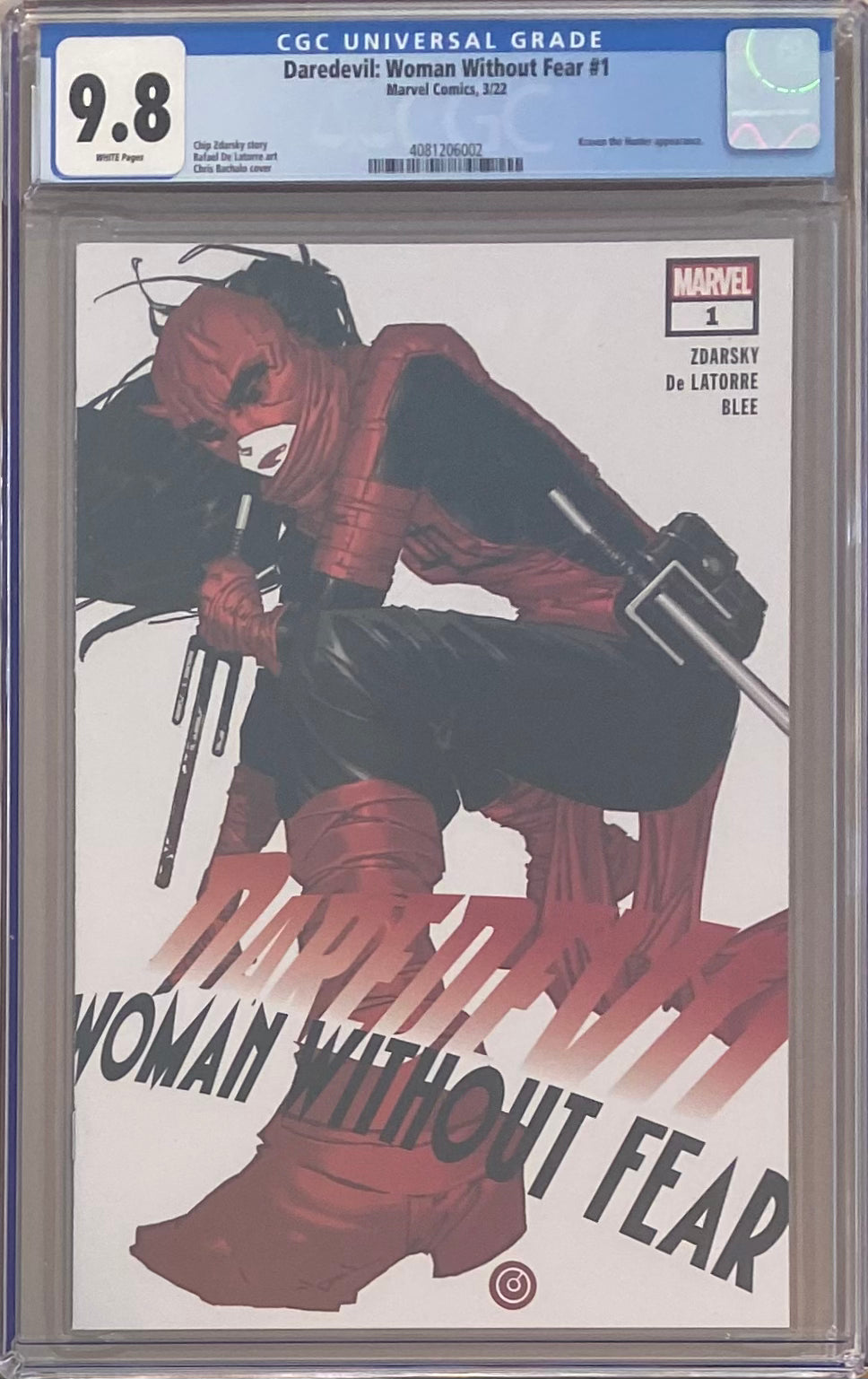 Daredevil: Woman Without Fear #1 CGC 9.8