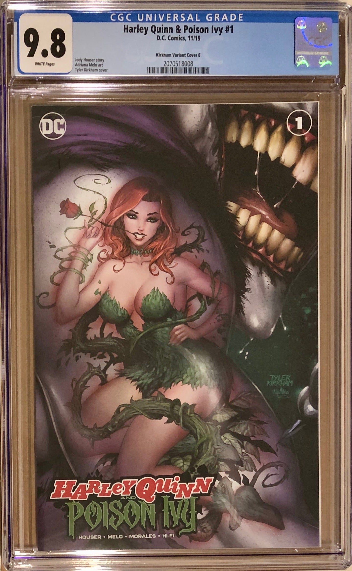 Harley Quinn & Poison Ivy #1 Tyler Kirkham "Poison Ivy" Variant B CGC 9.8