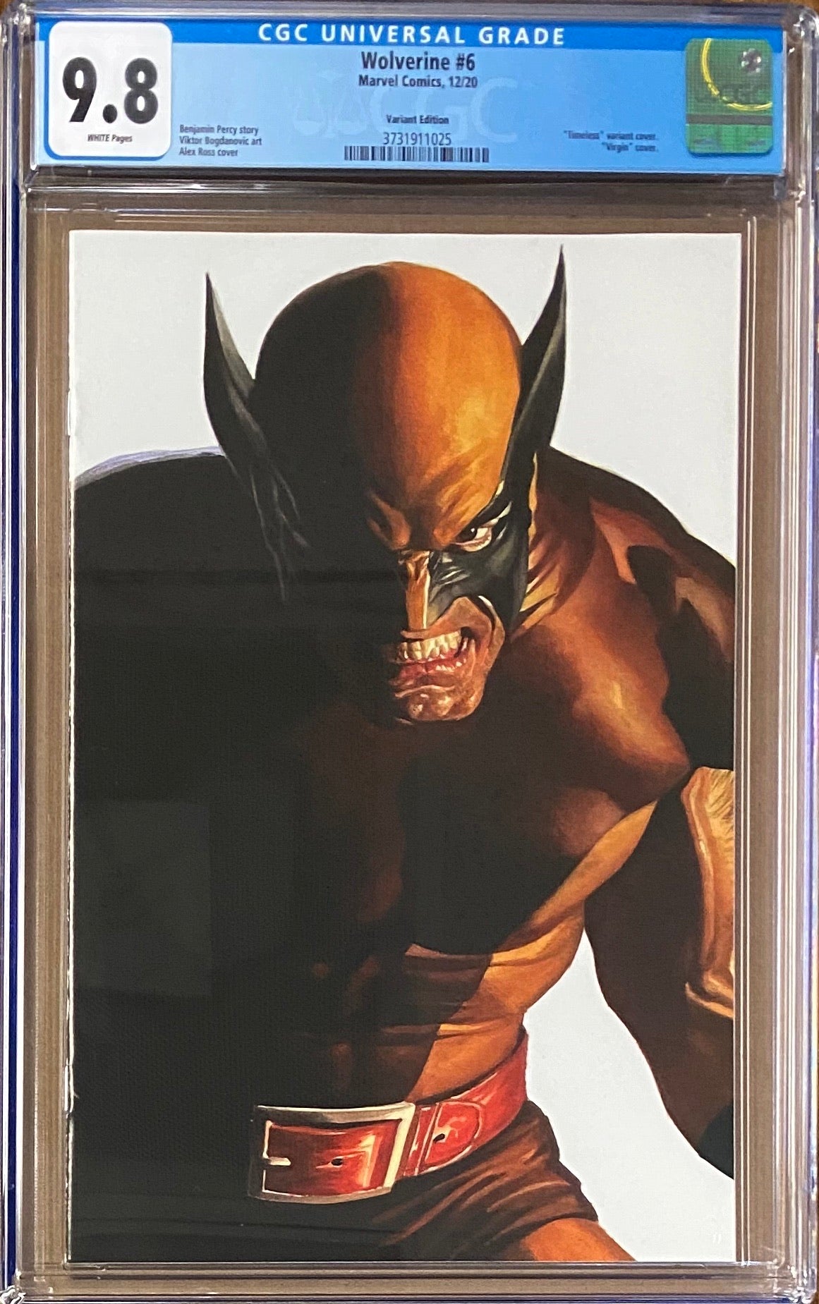 Wolverine #6 Alex Ross Wolverine "Timeless" Variant CGC 9.8