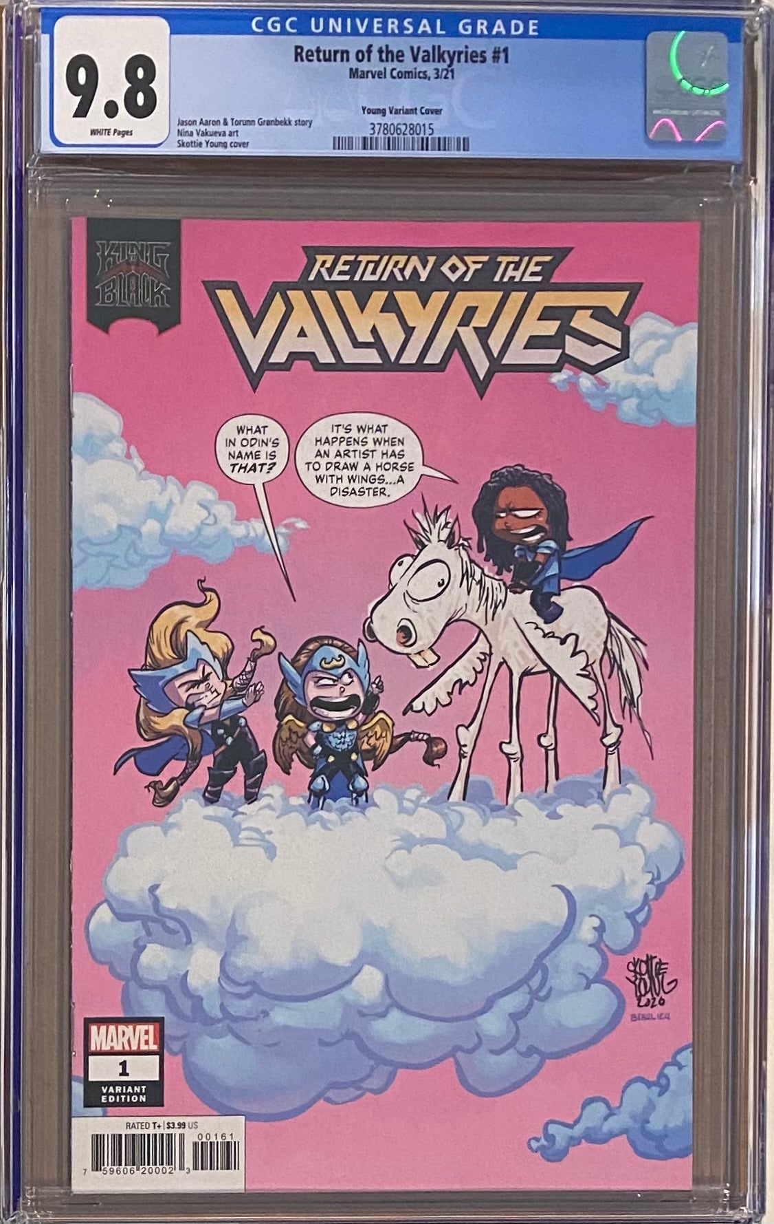 King in Black: Return of the Valkyries #1 Young Variant CGC 9.8