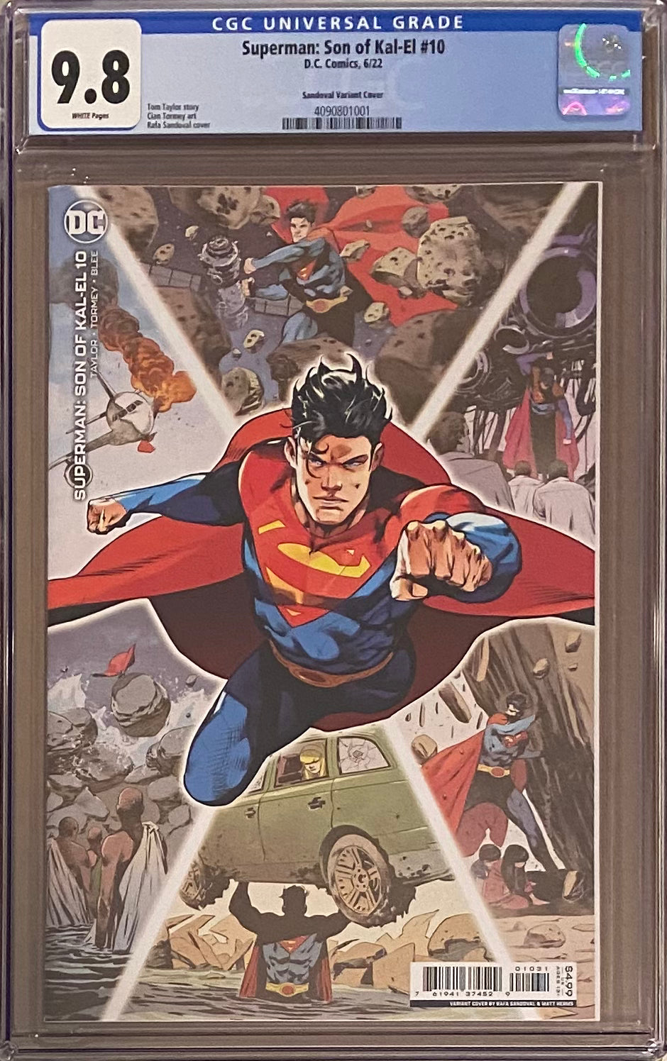 Superman: Son of Kal-El #10 Sandoval 1:25 Retailer Incentive Variant CGC 9.8