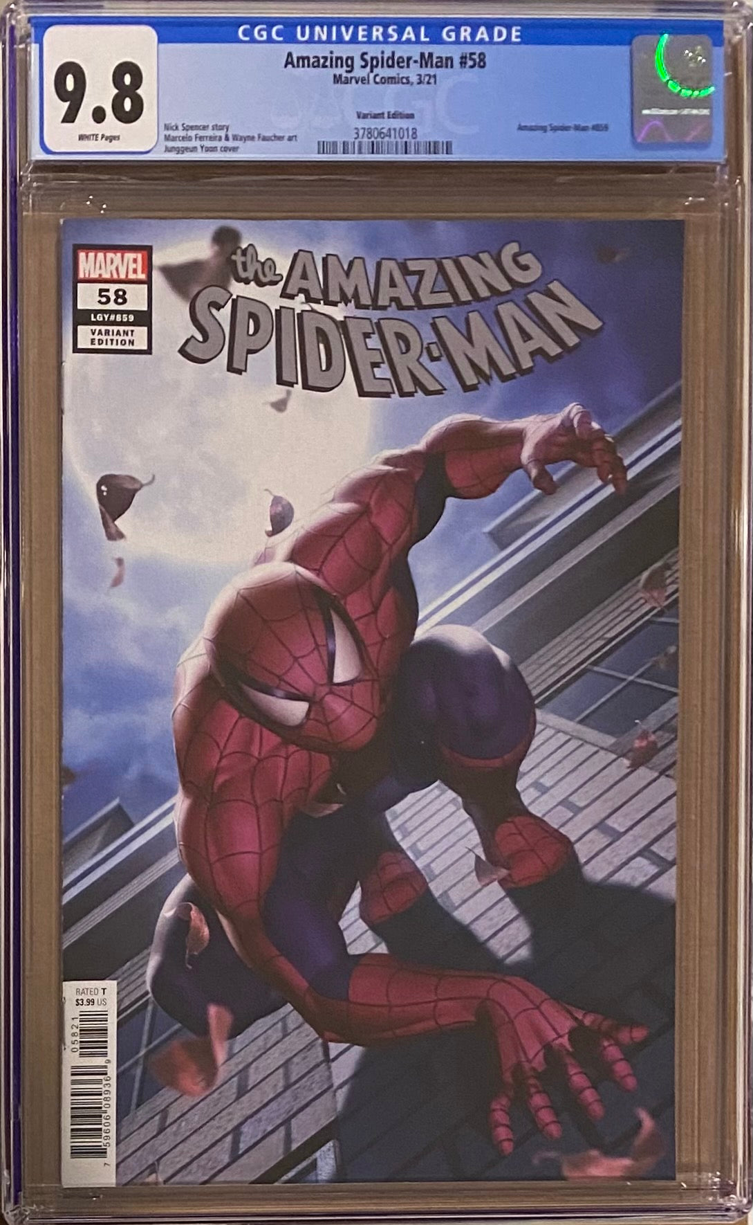Amazing Spider-Man #58 Variant CGC 9.8