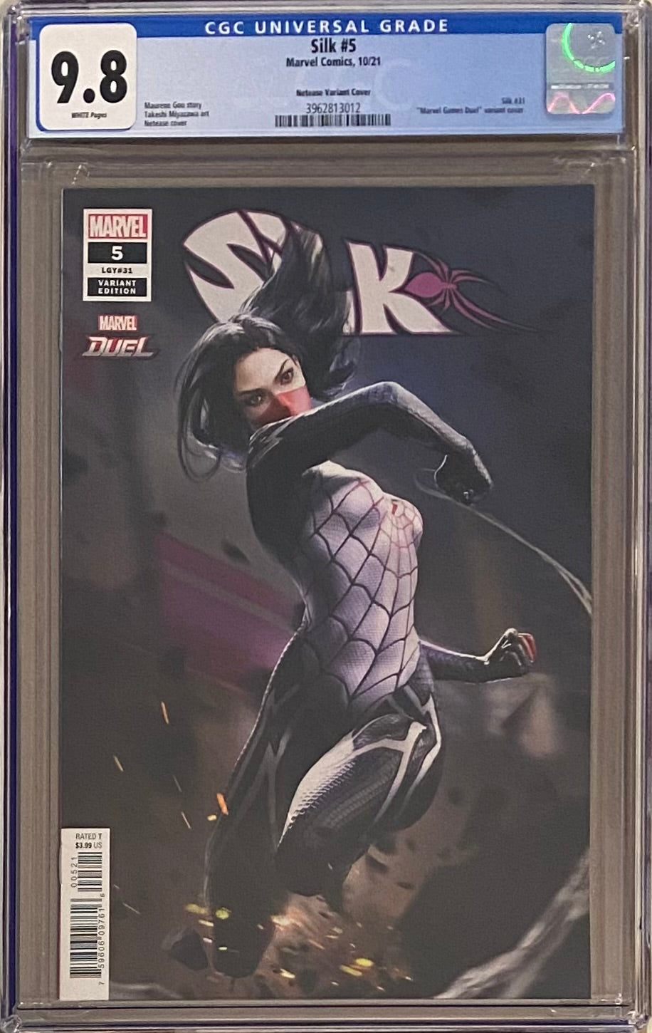 Silk #5 Variant CGC 9.8