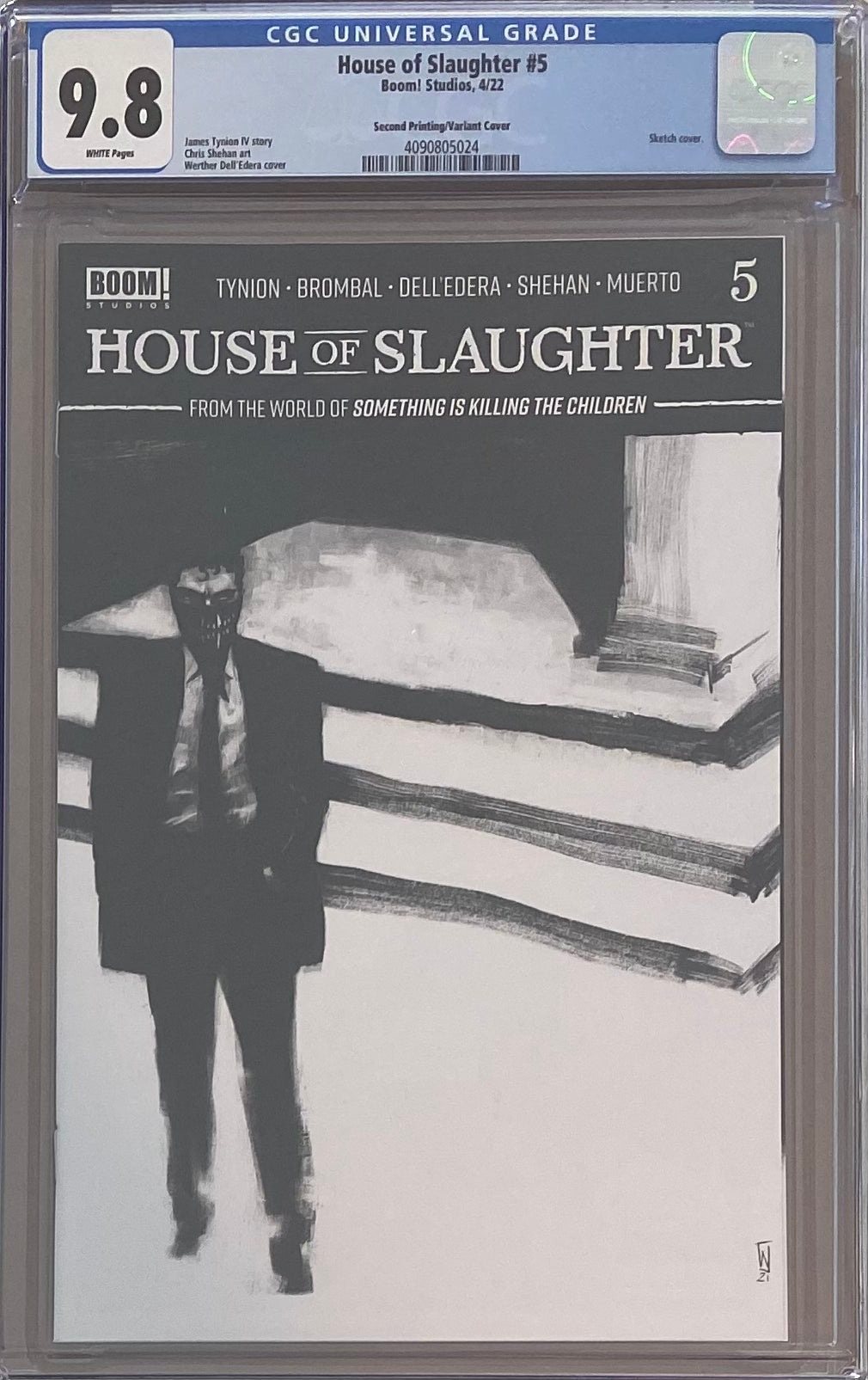 House of Slaughter #5 Second Printing 1:10 Retailer Incentive Variant CGC 9.8