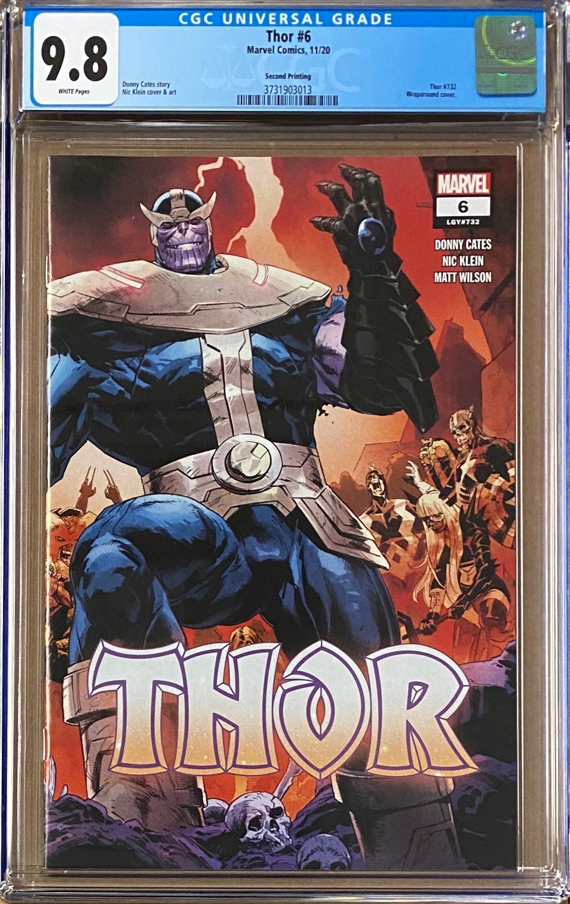 Thor #6 Wraparound Second Printing CGC 9.8