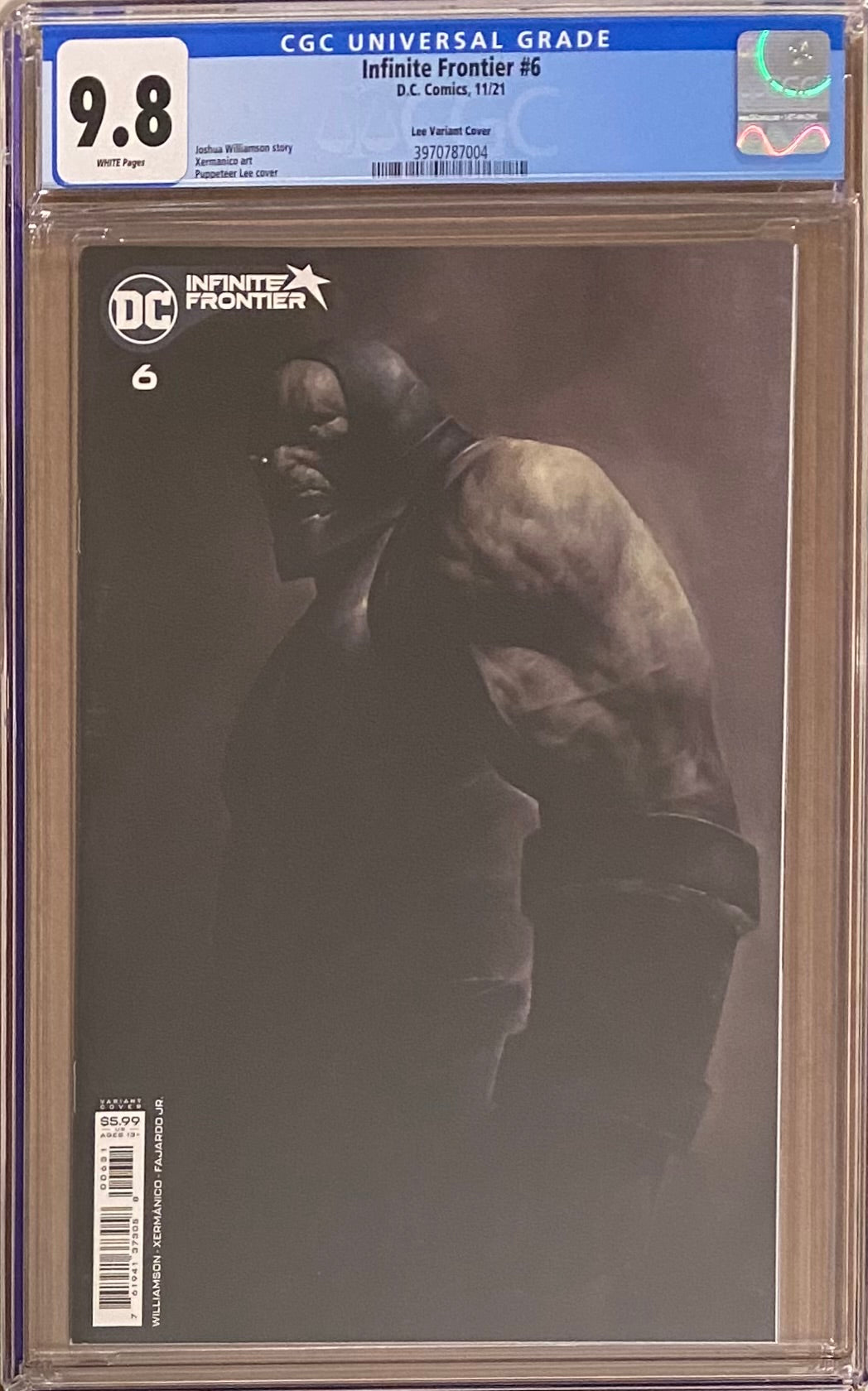 Infinite Frontier #6 Puppeteer Lee 1:25 Retailer Incentive Variant CGC 9.8
