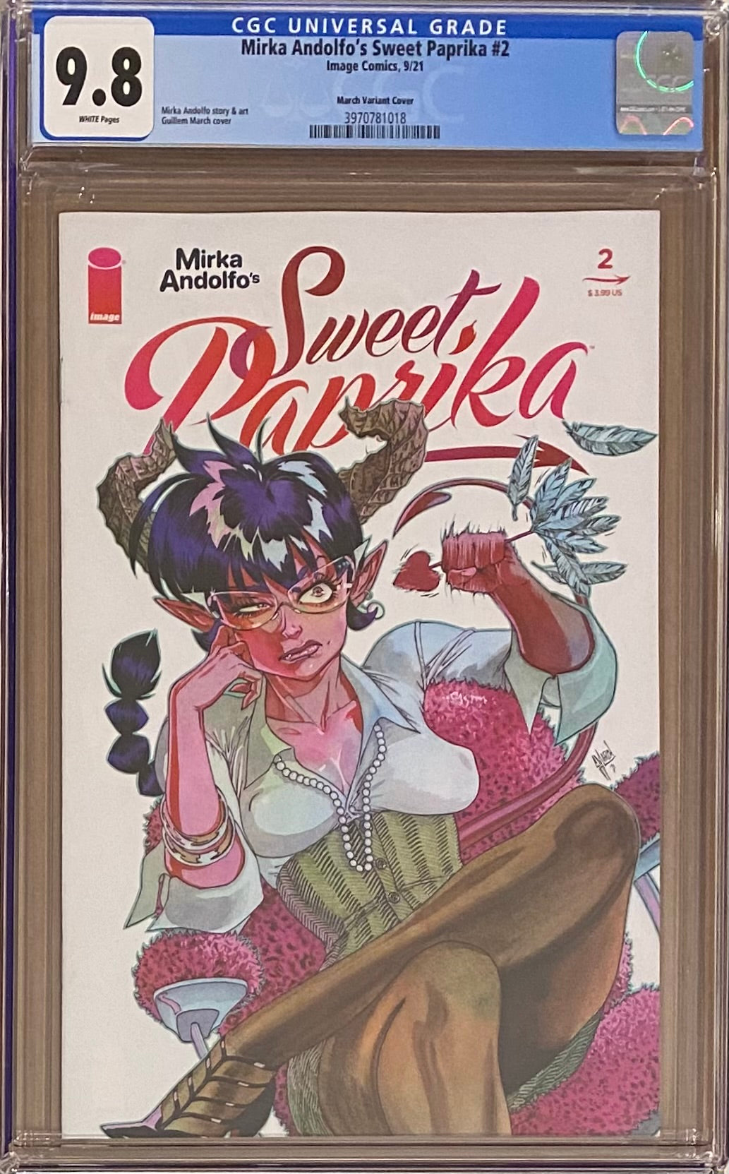 Sweet Paprika #2 March Variant CGC 9.8