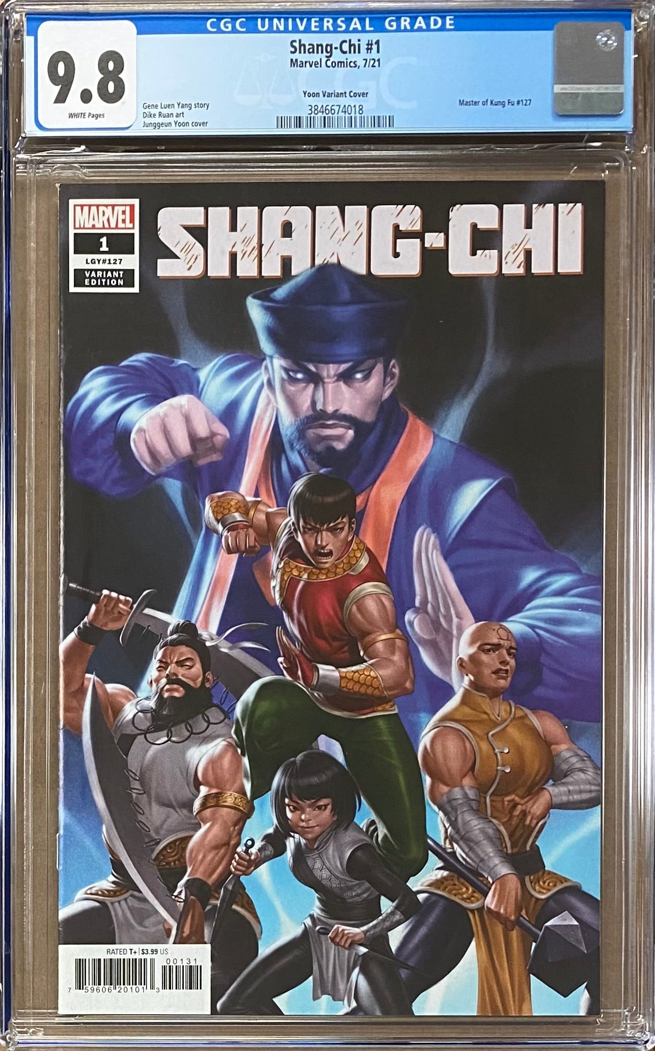 Shang-Chi #1 Yoon Variant CGC 9.8