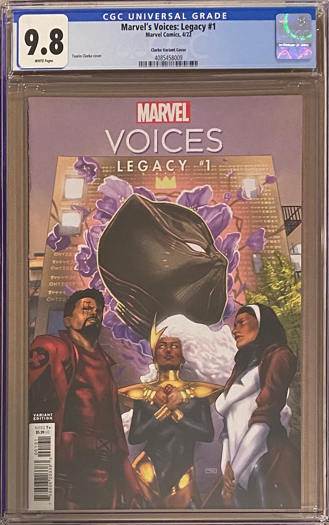 Marvel Voices: Legacy #1 Clarke Variant CGC 9.8