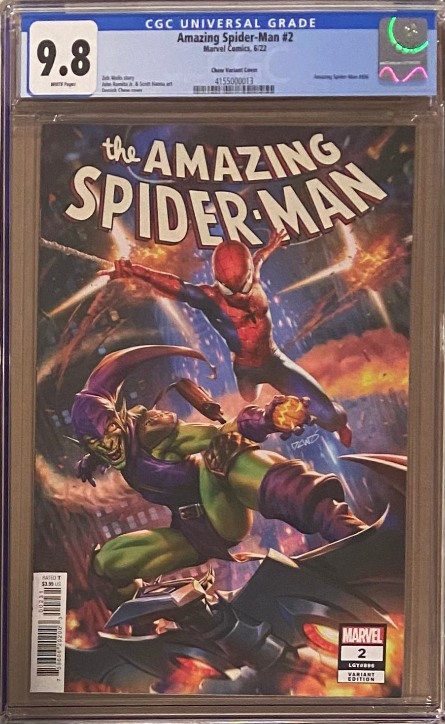 Amazing Spider-Man #2 Chew 1:25 Retailer Incentive Variant CGC 9.8