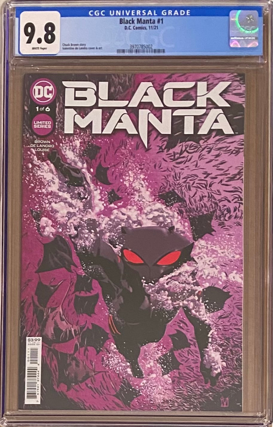 Black Manta #1 CGC 9.8