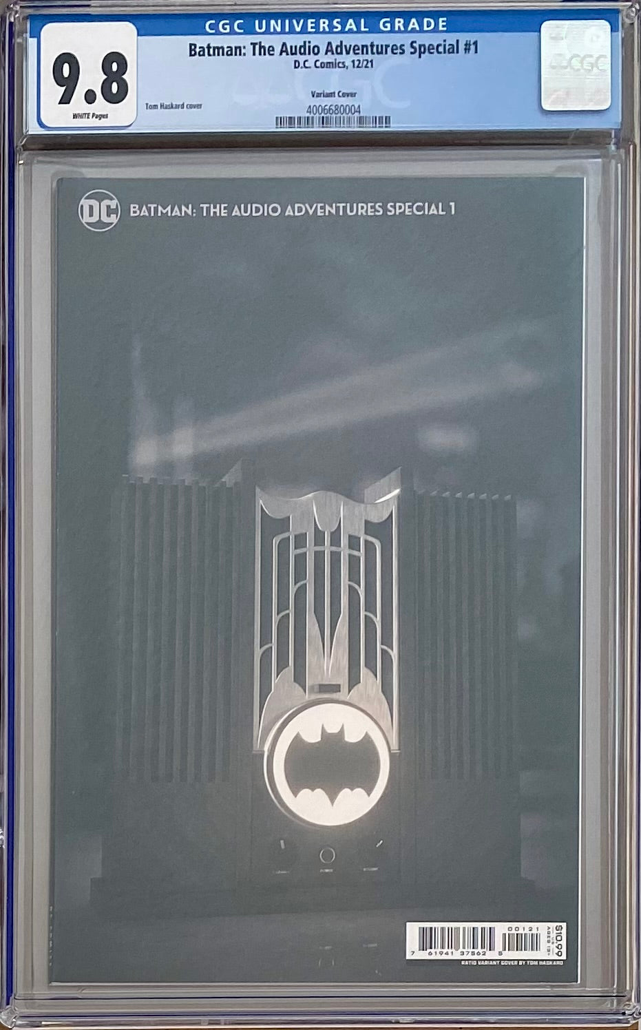 Batman: The Audio Adventures Special #1 Haskard 1:25 Retailer Incentive Variant DC Black Label CGC 9.8