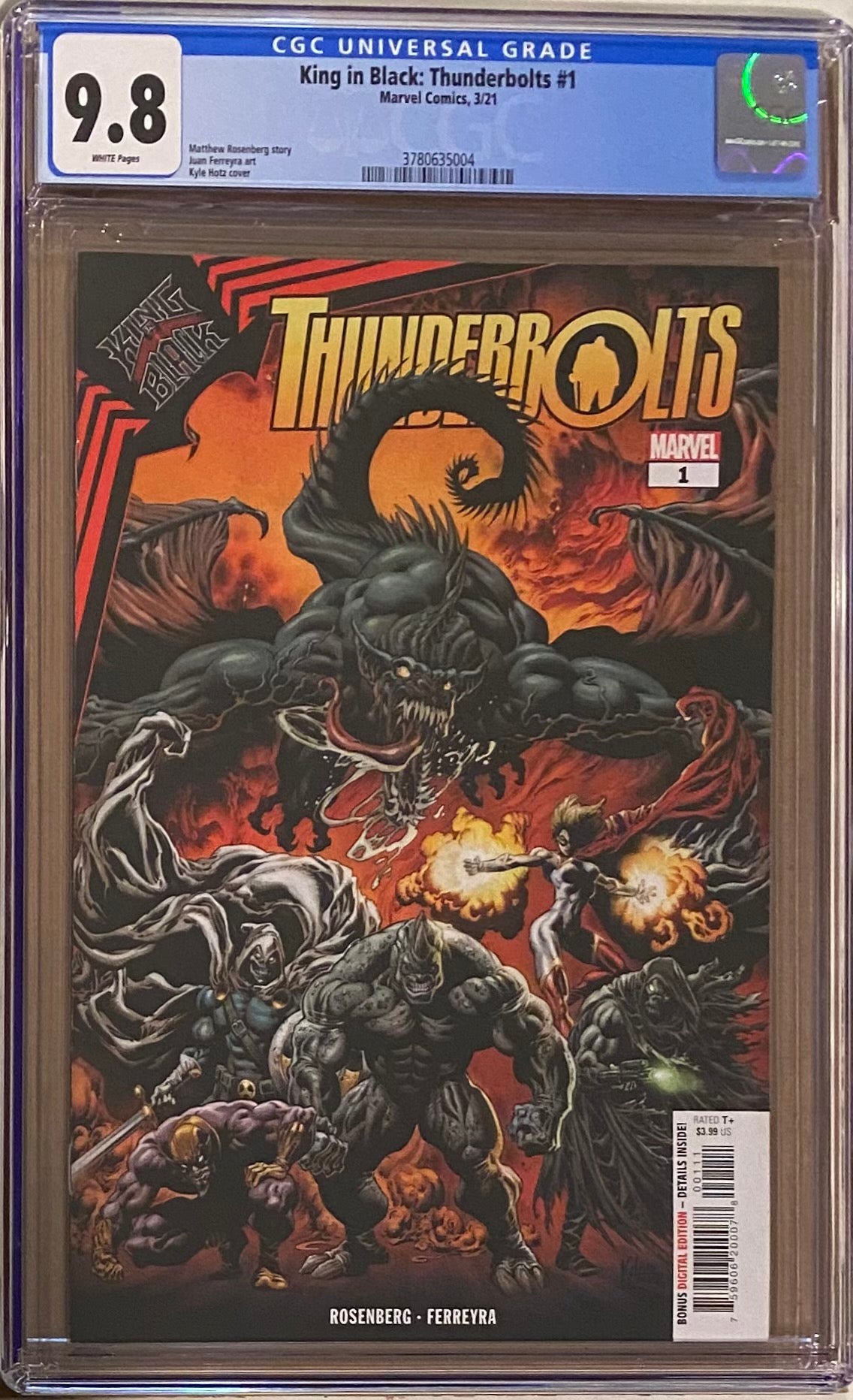 King in Black: Thunderbolts #1 CGC 9.8