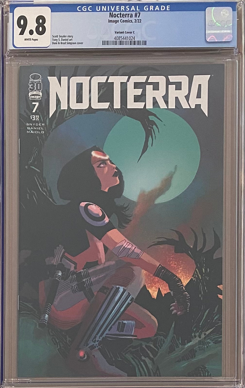 Nocterra #7 Simpson Variant CGC 9.8