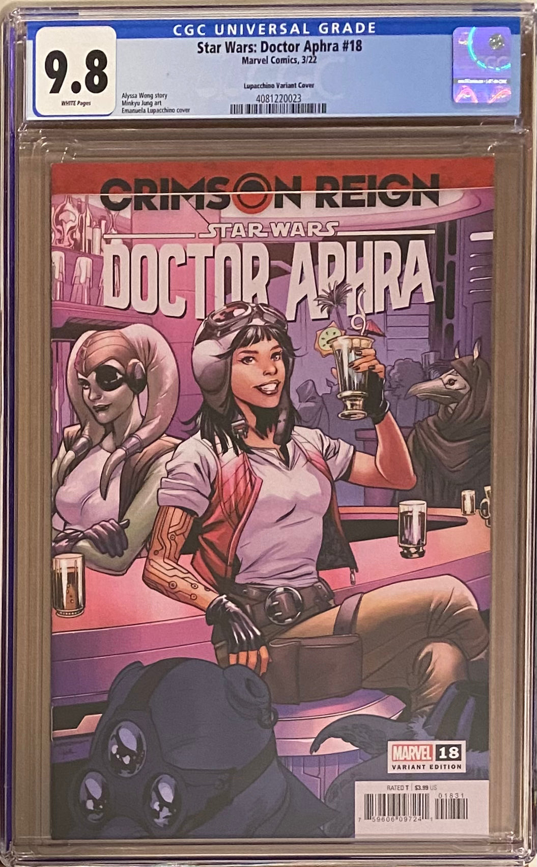 Star Wars: Doctor Aphra #18 Lupacchino Variant CGC 9.8