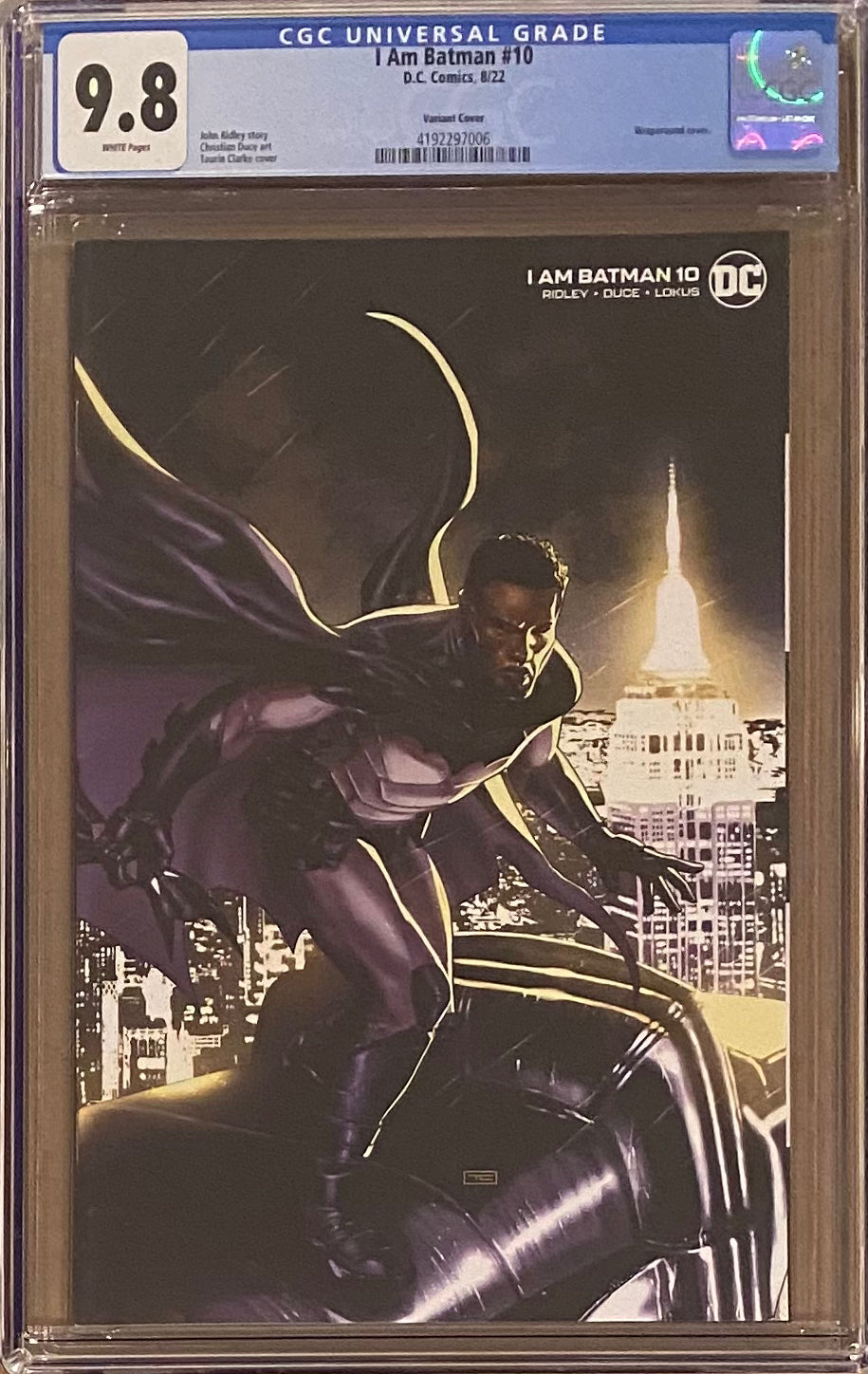 I Am Batman #10 Variant CGC 9.8