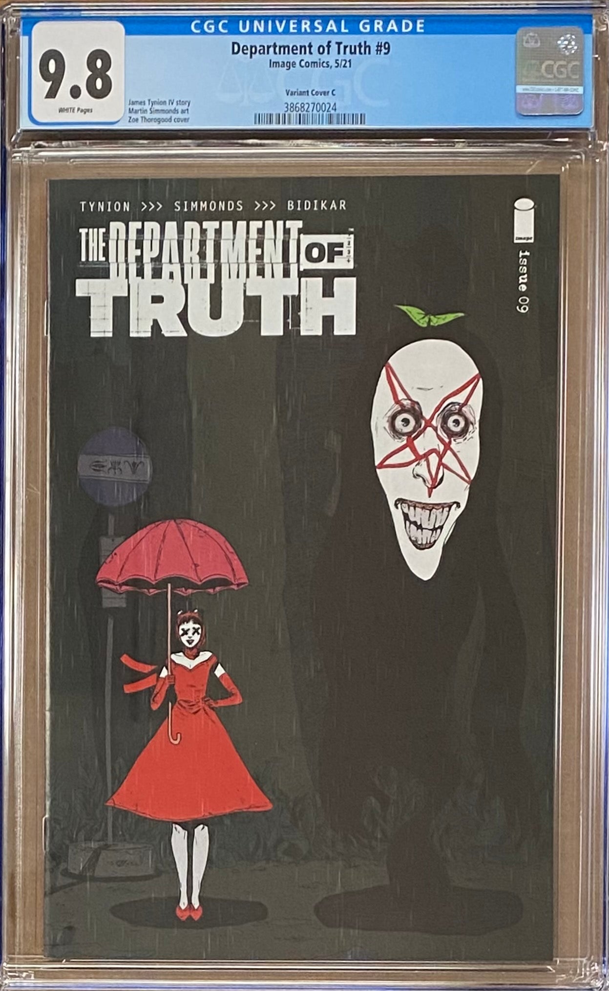 Department of Truth #9 Thorogood Variant CGC 9.8