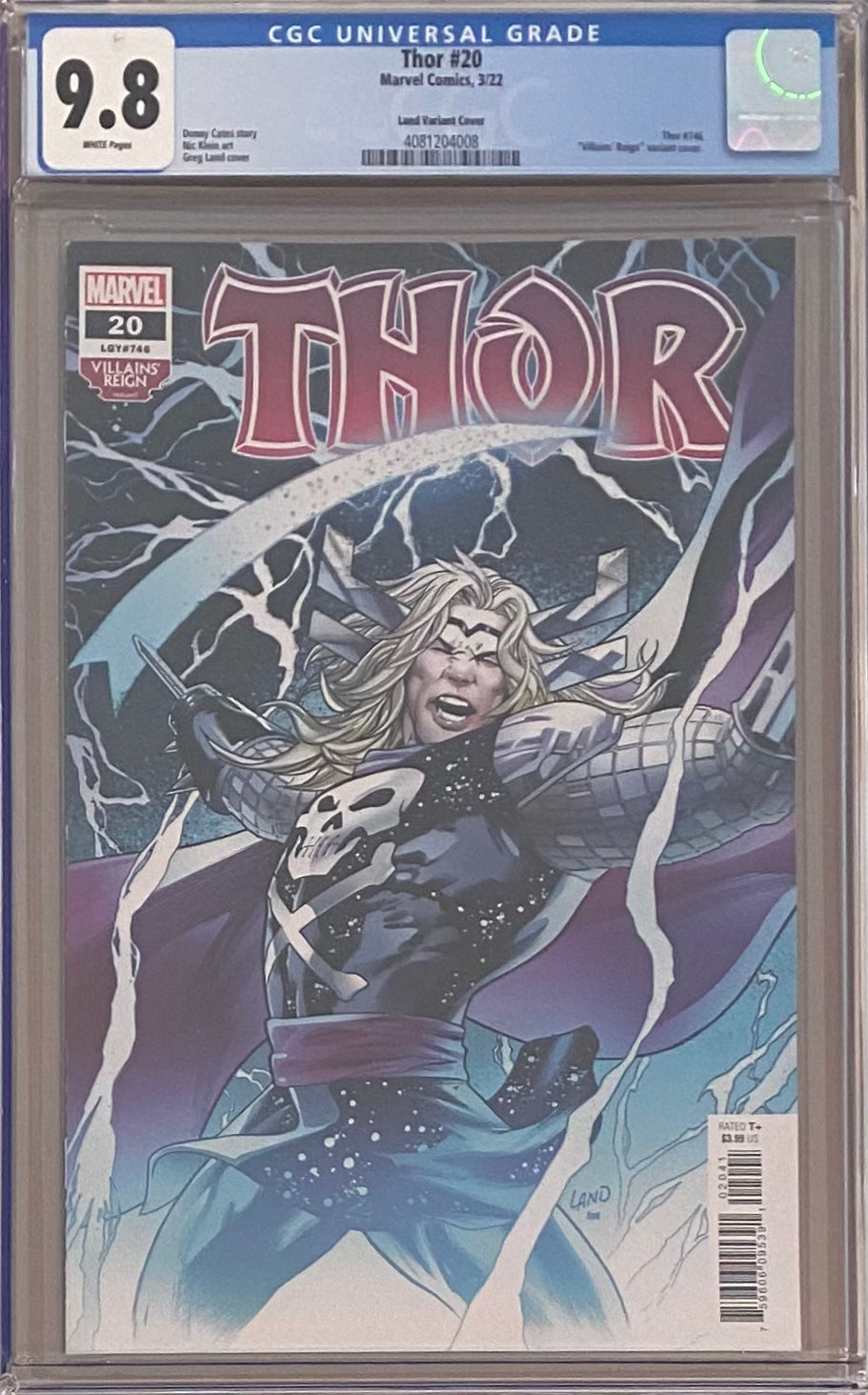 Thor #20 Variant CGC 9.8