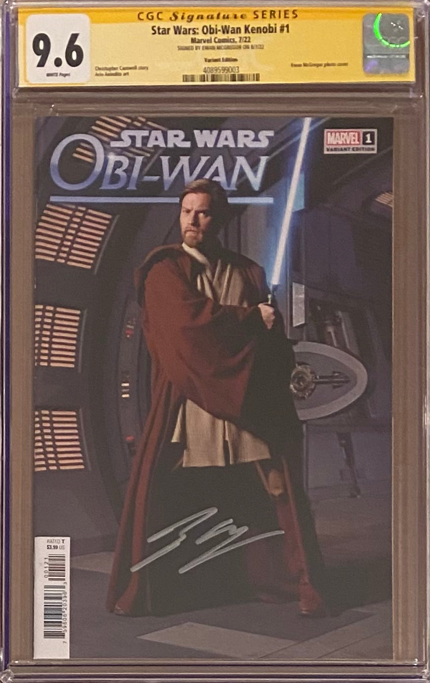 Star Wars: Obi-Wan Kenobi #1 Photo Variant CGC 9.6 SS - Ewan McGregor