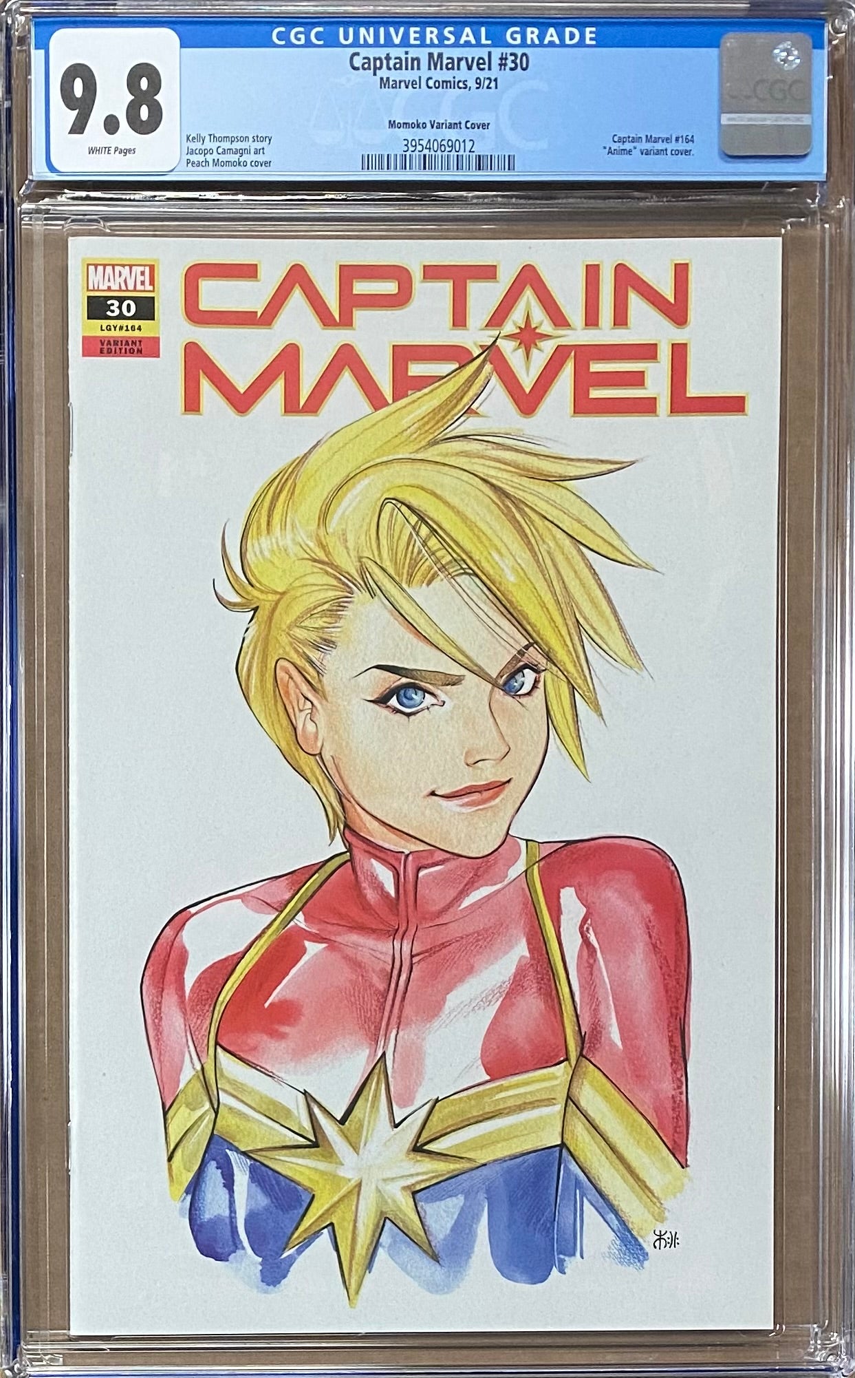 Captain Marvel #30 Momoko Variant CGC 9.8