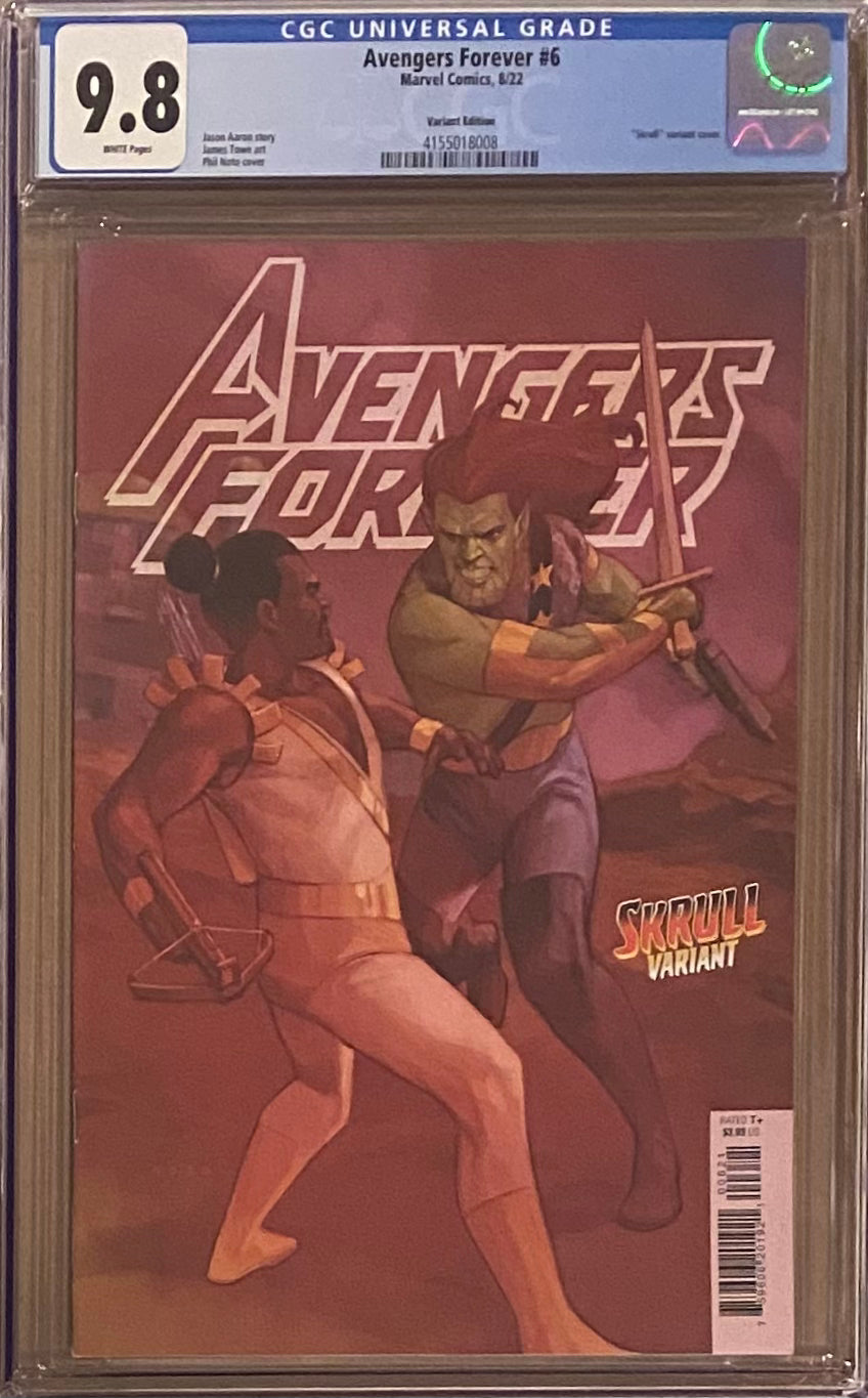 Avengers Forever #6 Noto Variant CGC 9.8 - First Vibranium Man/Star Panther