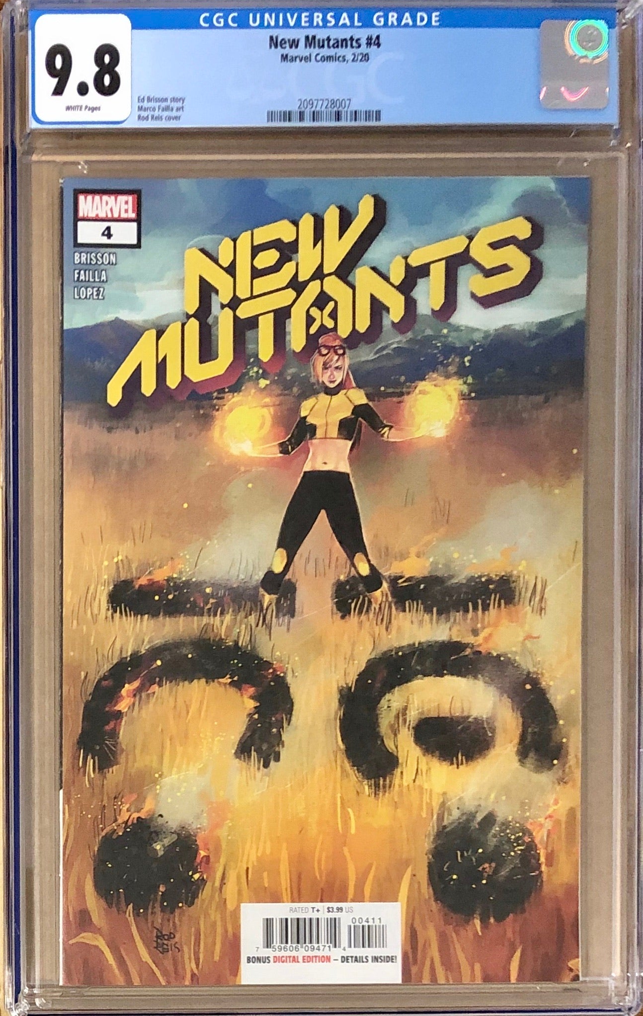 New Mutants #4 CGC 9.8 - Dawn of X!