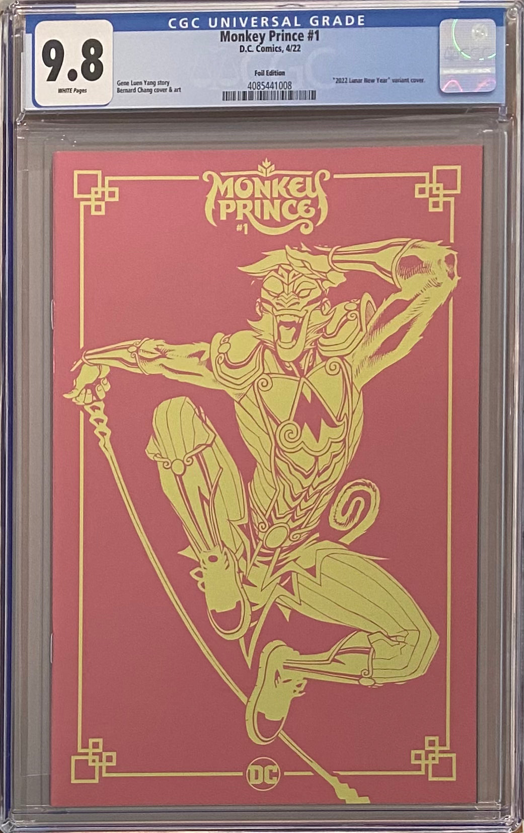 Monkey Prince #1 Gold Foil Red Envelope Variant CGC 9.8
