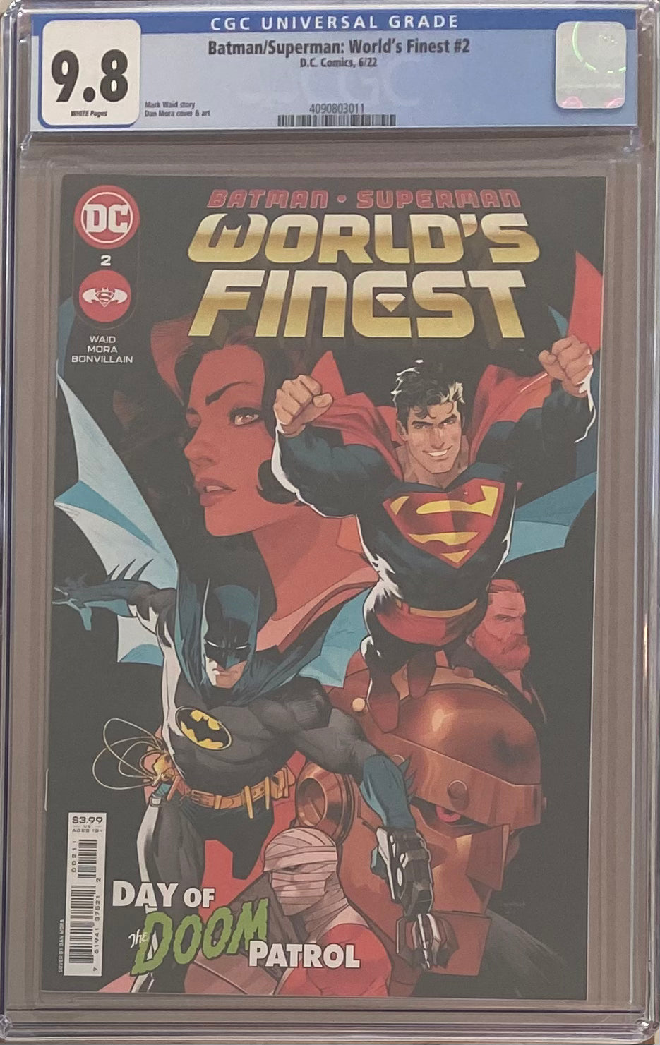 Batman/Superman: World's Finest #2 CGC 9.8