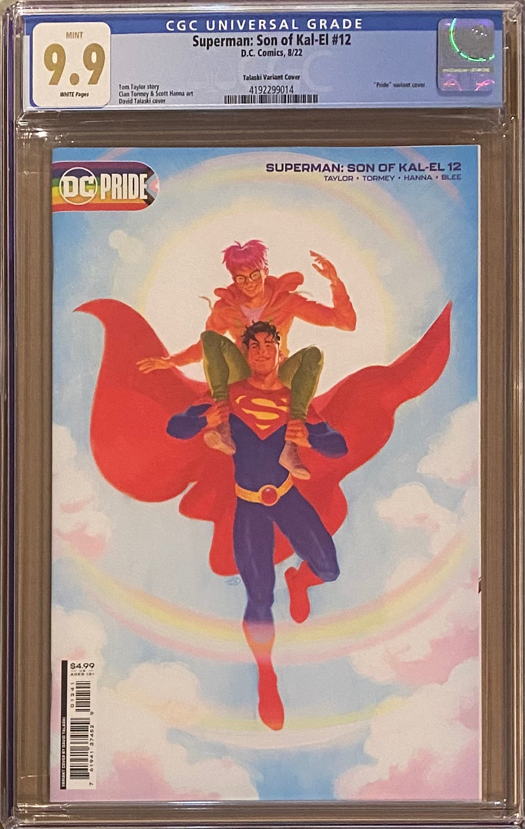 Superman: Son of Kal-El #12 Talaski Pride Variant CGC 9.9