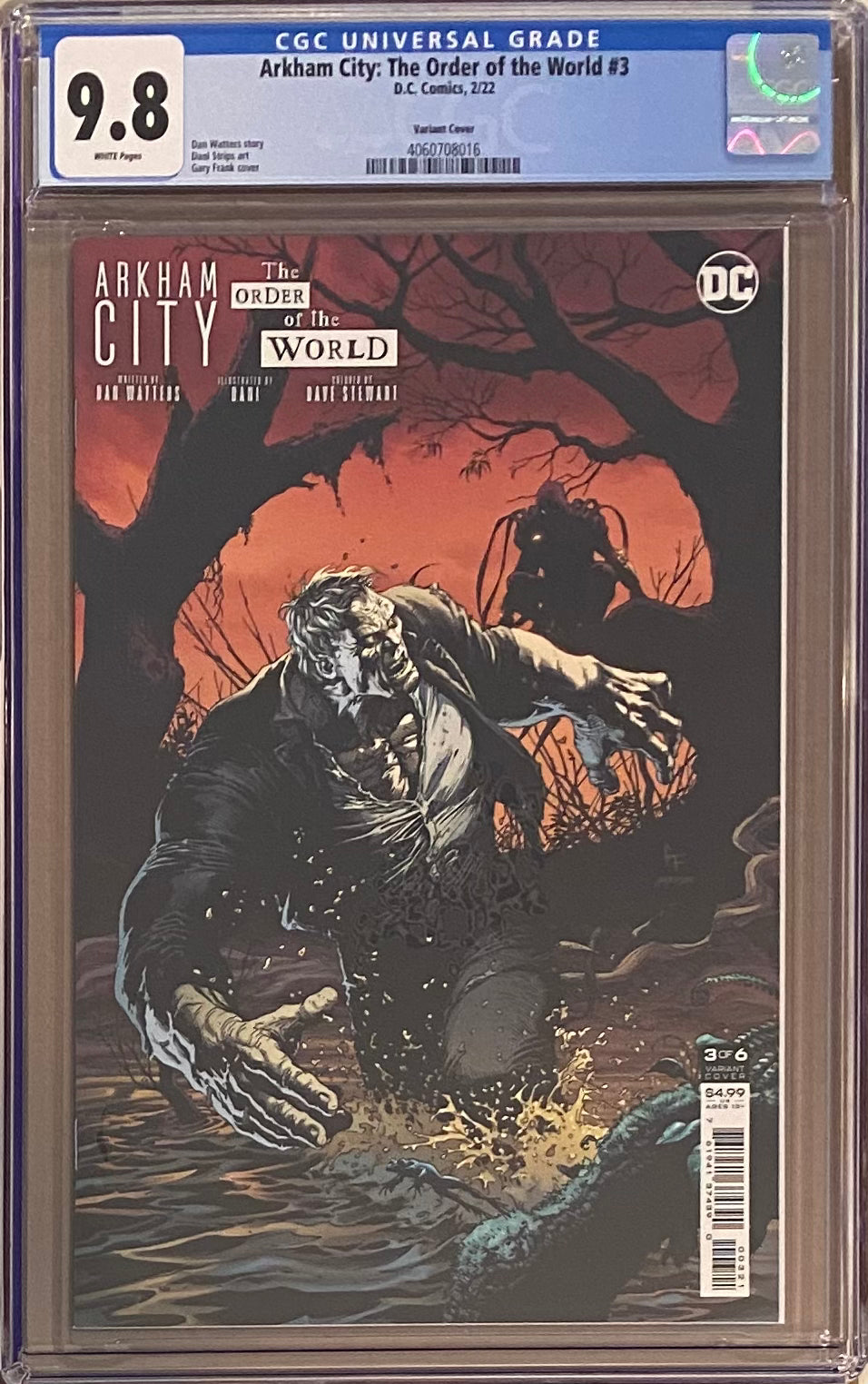 Arkham City: The Order of the World #3 Variant CGC 9.8