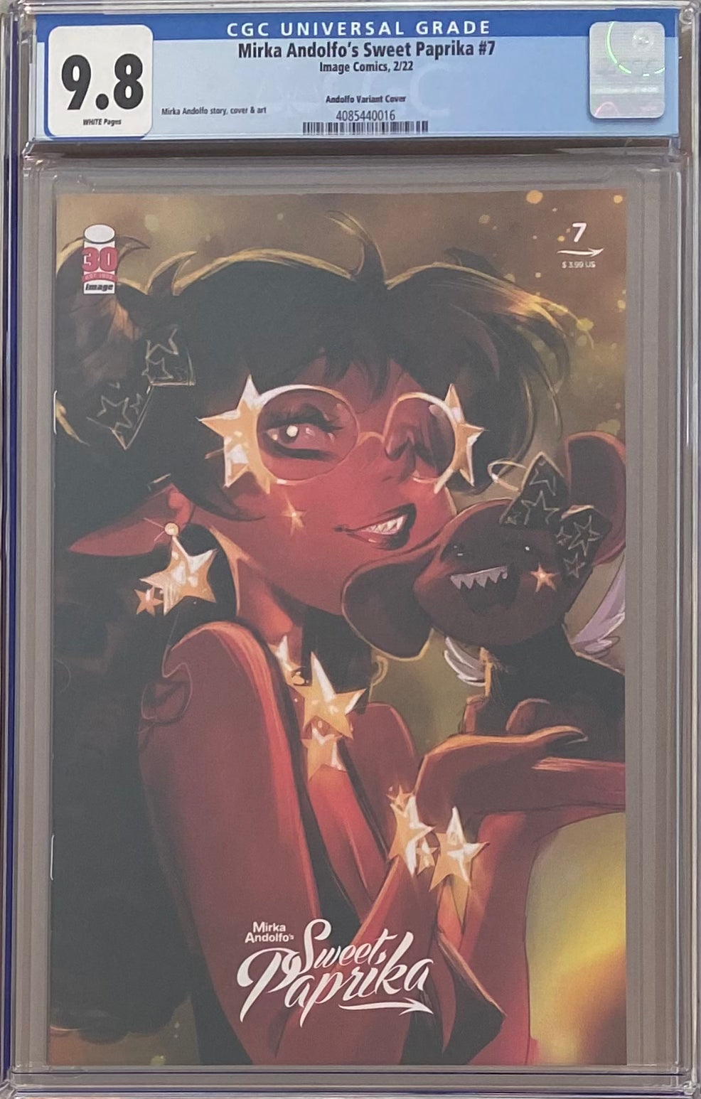 Sweet Paprika #7 Andolfo Variant CGC 9.8