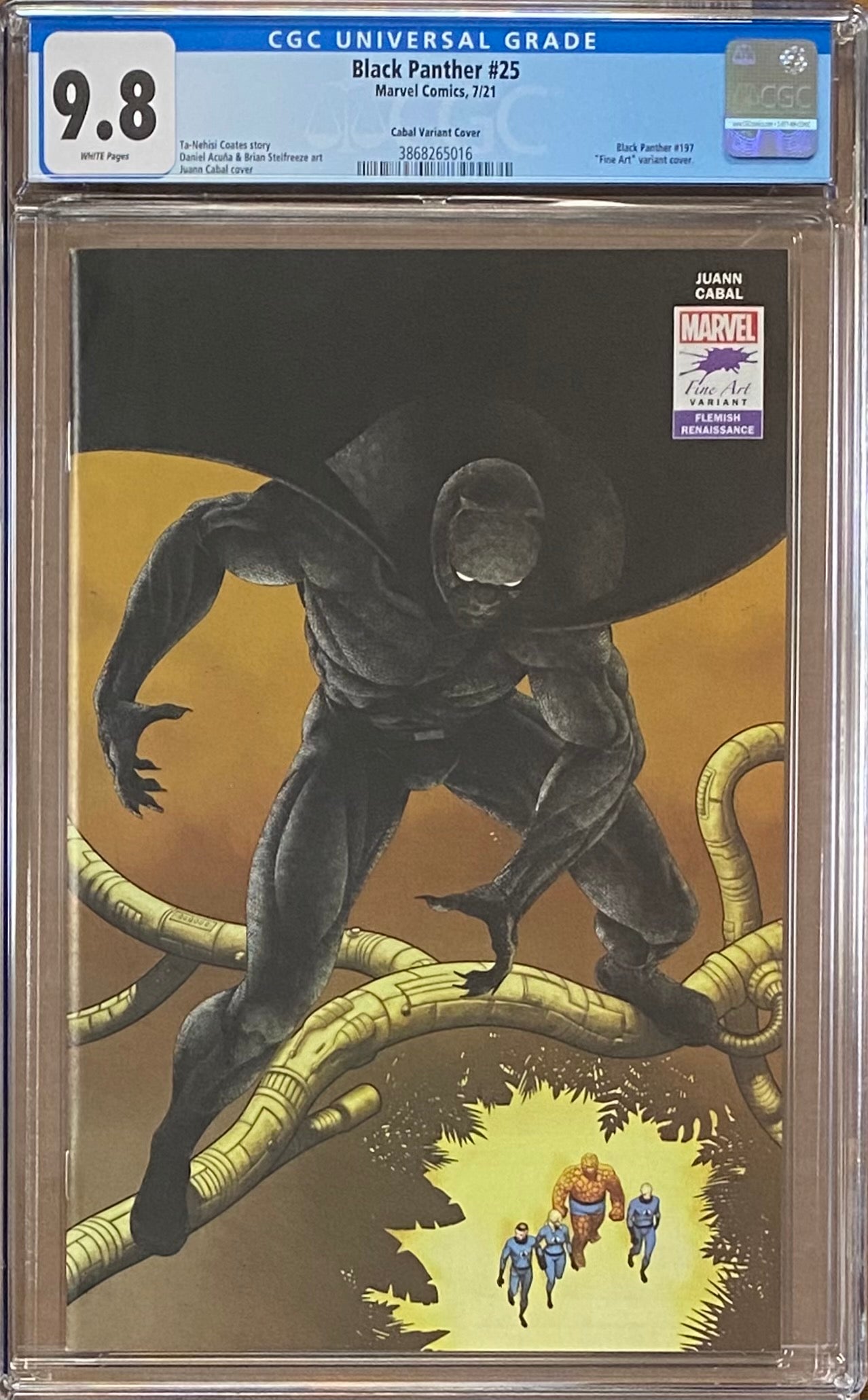 Black Panther #25 Cabal "Stormbreakers" Variant CGC 9.8