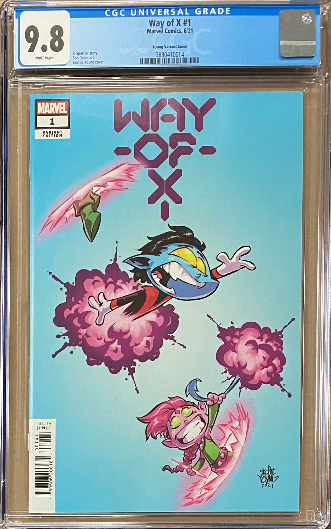 Way of X #1 Young Variant CGC 9.8